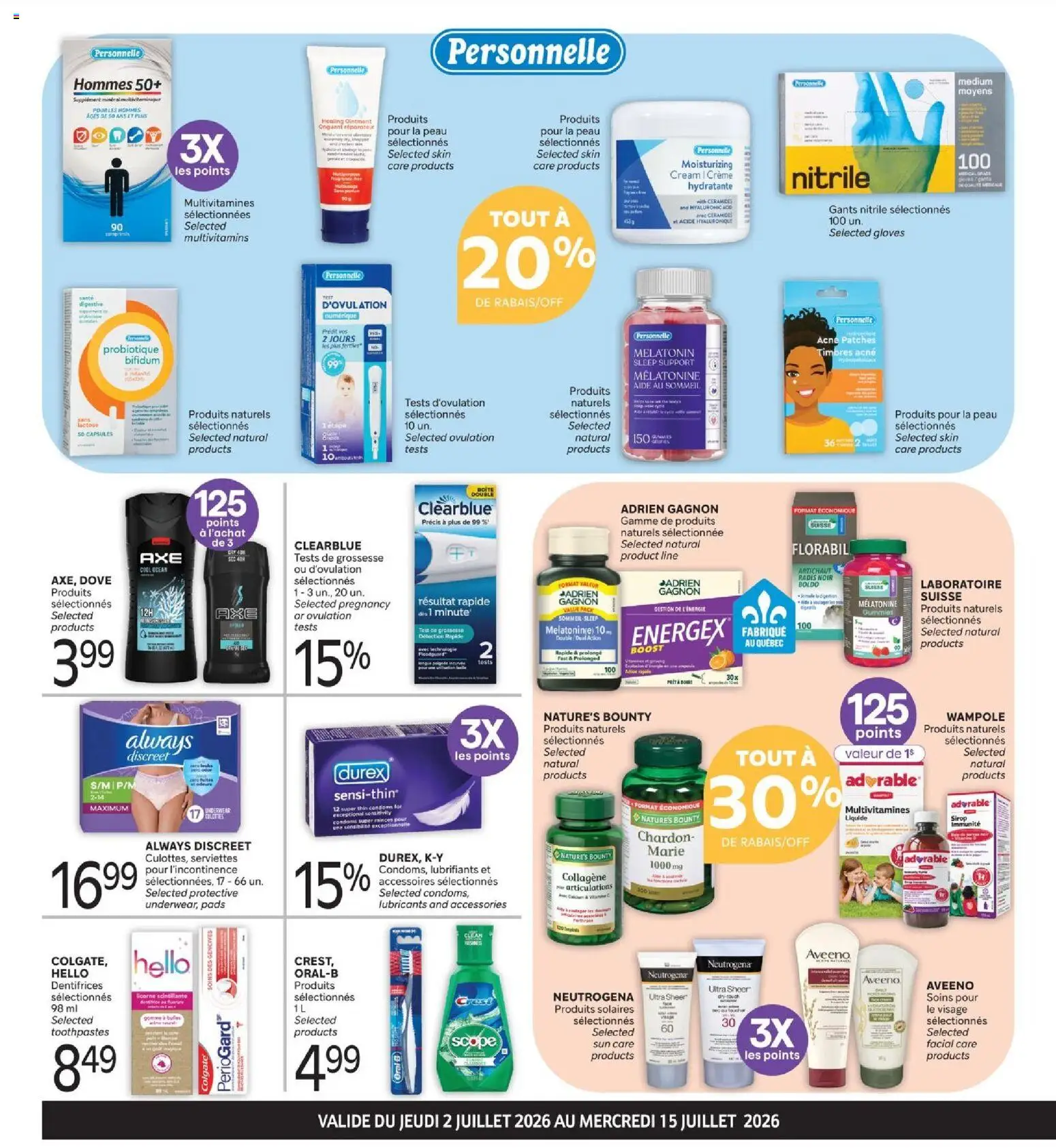 Brunet flyer valid from Jul 2, 2026 | Page: 2 | Products: Cream, Gloves