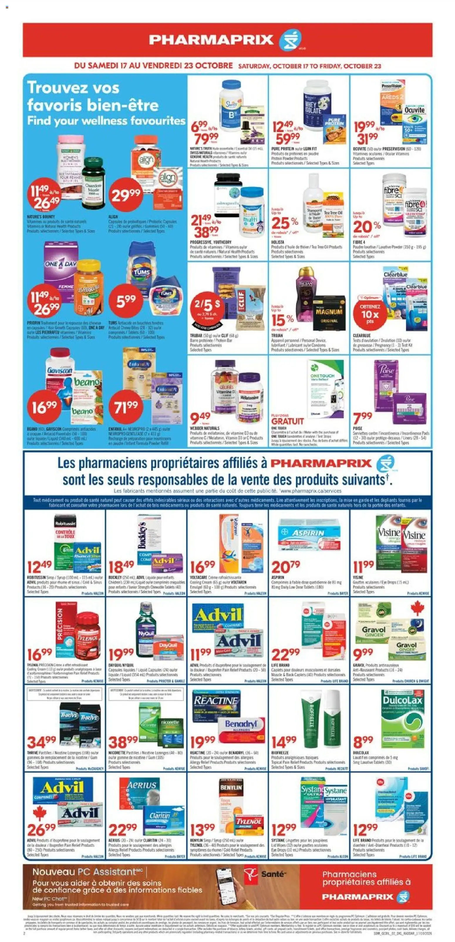 Pharmaprix flyer valid from Oct 17, 2026 | Page: 4