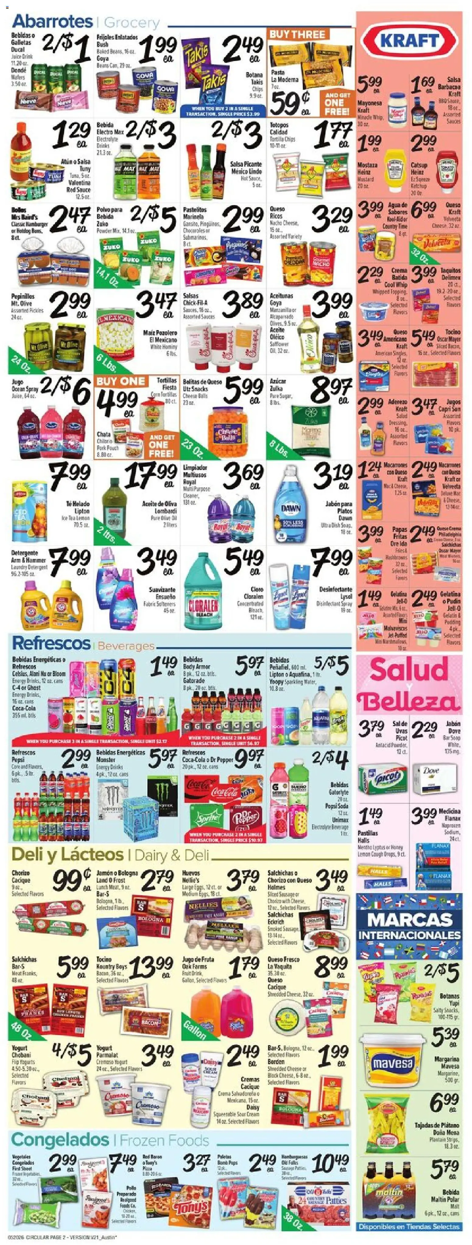 Fiesta Mart Weekly Ad - valid from 20.05.2026 | Page: 2 | Products: Powder, Chips, Cream, Pepper