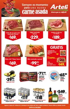 Vista previa de Arteli folleto Carne Valles, nuevo folleto de la tienda, válido en México a partir del 02/10/2026