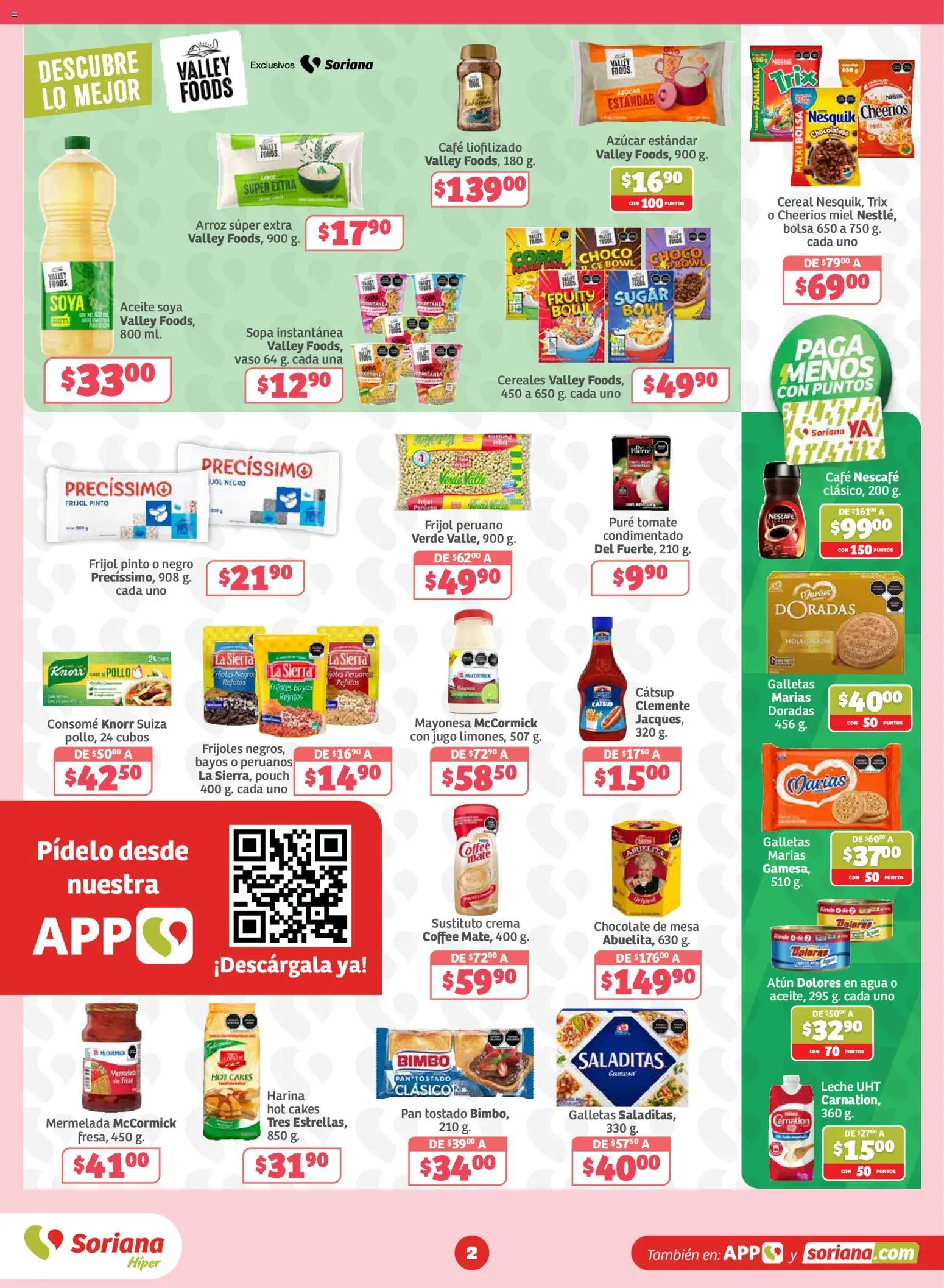 Nuevas ofertas de Soriana válidas en toda la República Mexicana desde el 06/08/2026. ¡Encuentra las mejores ofertas en Soriana folleto! | Página: 2