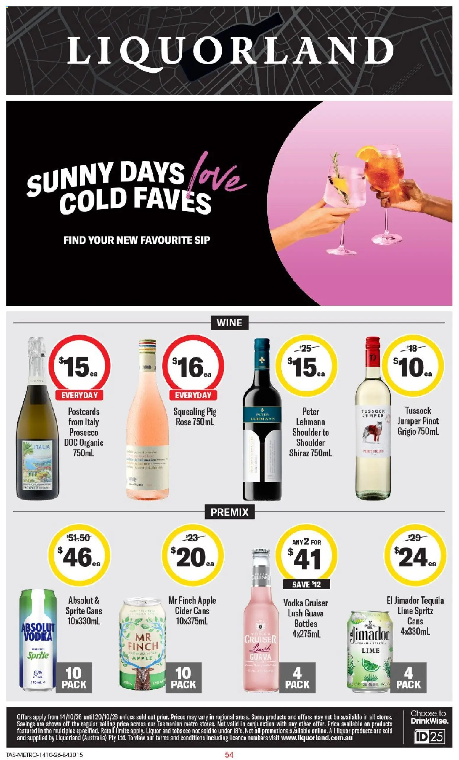 Liquorland catalogue - valid from 14/10/2026 | Page: 1