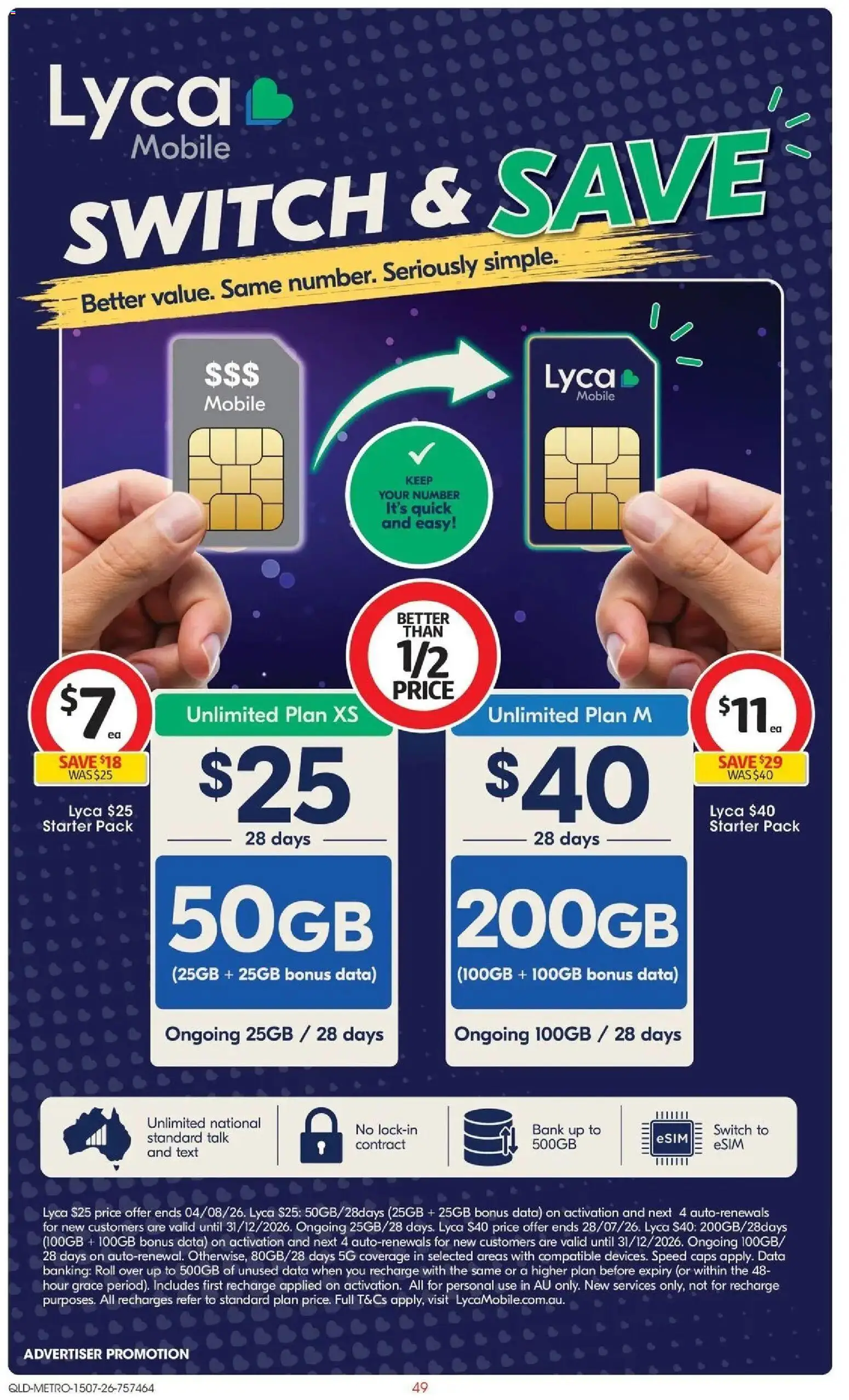 Coles catalogue - valid from 15/07/2026 | Page: 49 | Products: Mobile