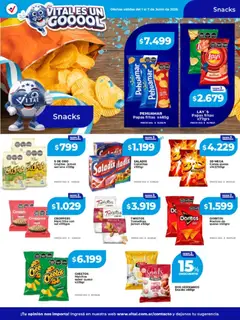 Vista previa Vital - Ofertas válido desde el 01.06.2026 | Página: 17 | Productos: Sal, Queso, Arroz, Papas fritas