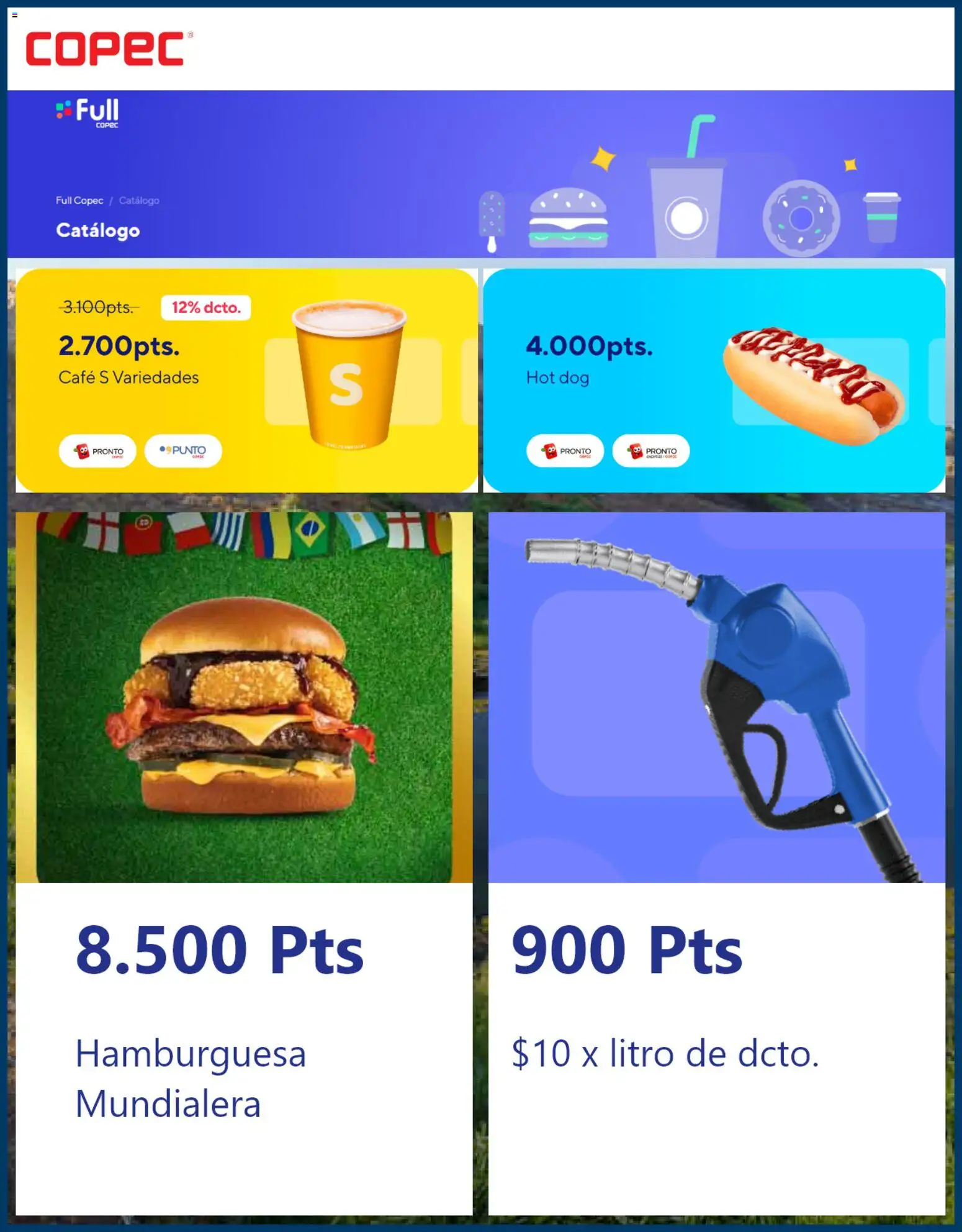 Copec Ofertas │ válido desde el 12.07.2026 | Página: 4 | Productos: Hamburguesa, Café