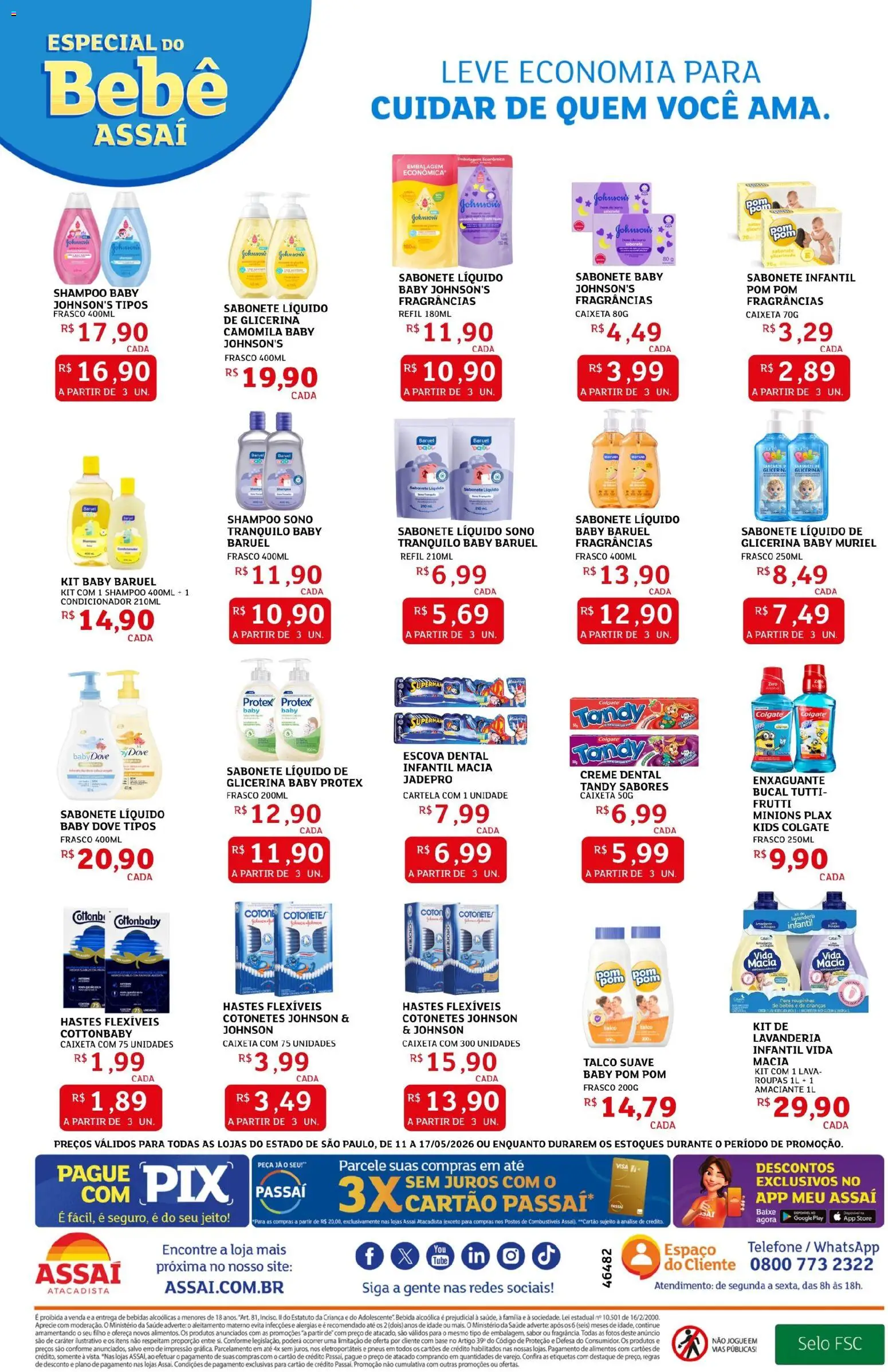 Assaí Atacadista Folheto - válido de 11.05.2026 | Página: 2 | Produtos: Pneus, Roupas, Creme, Telefone