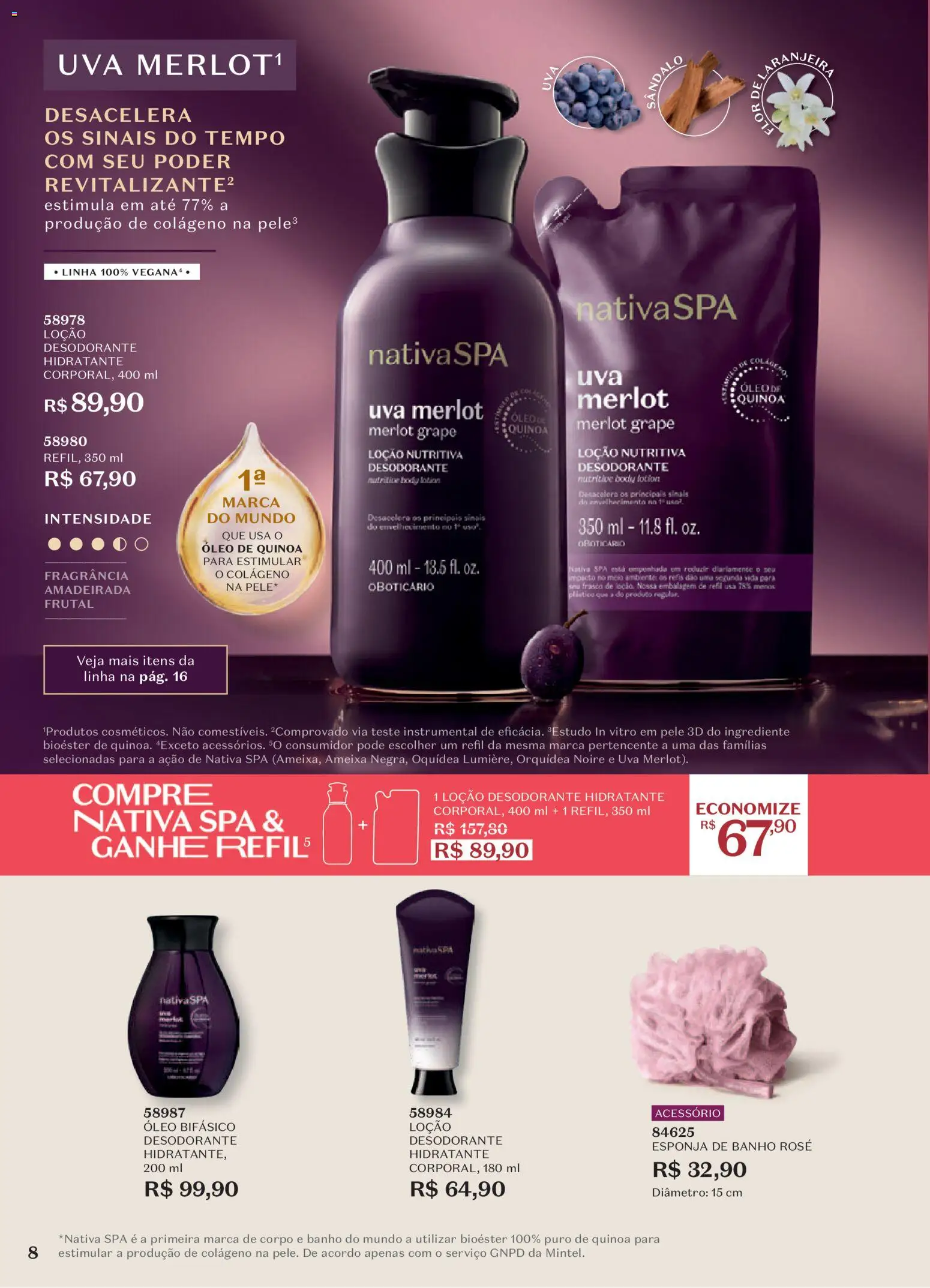 O Boticário Folheto - válido de 29/06/2026 | Página: 12 | Produtos: Colágeno, Fragrância, Body, Ameixa