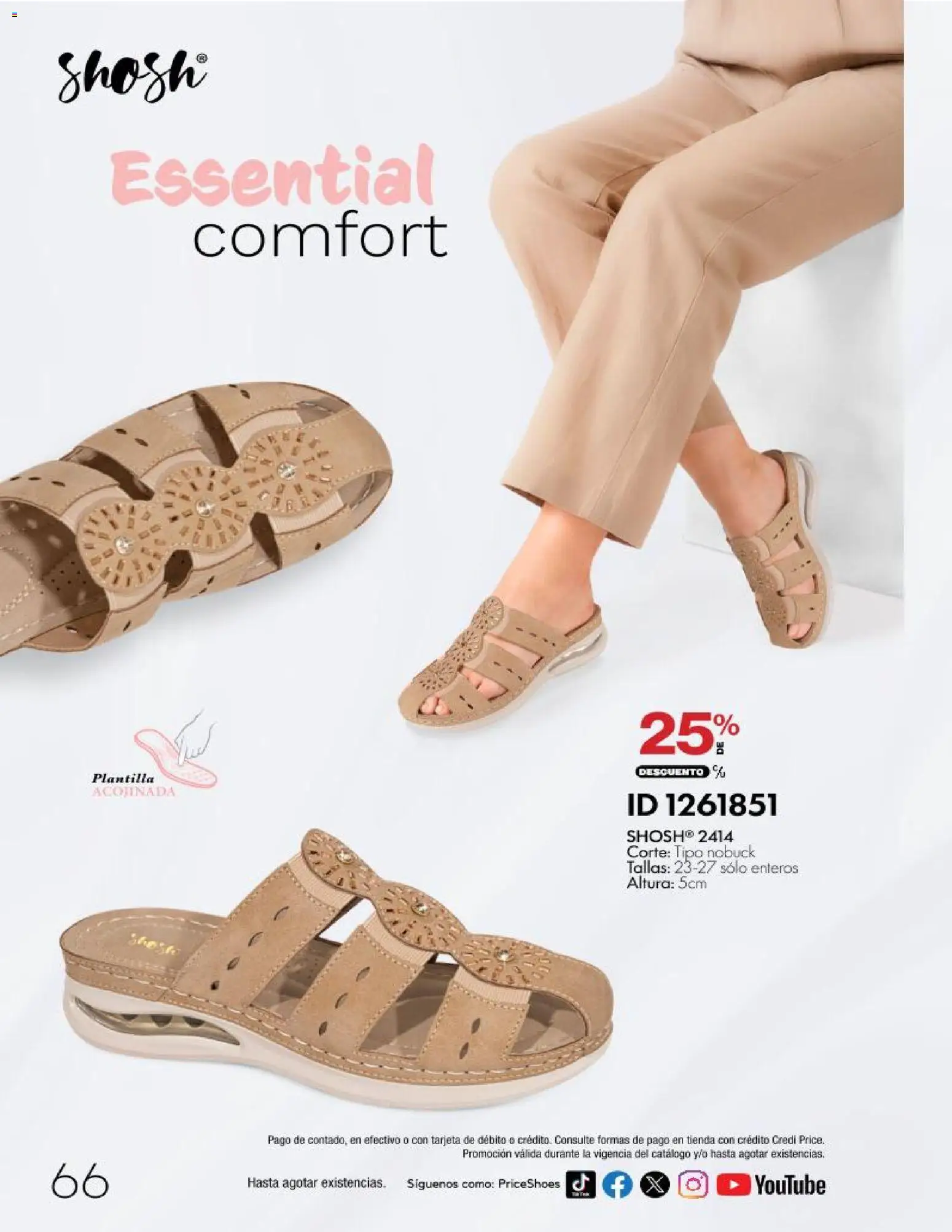 Nuevas ofertas de Price Shoes válidas en toda la República Mexicana desde el 28/10/2026. ¡Encuentra las mejores ofertas en Price Shoes catálogo 10 pagos sin intereses! | Página: 66