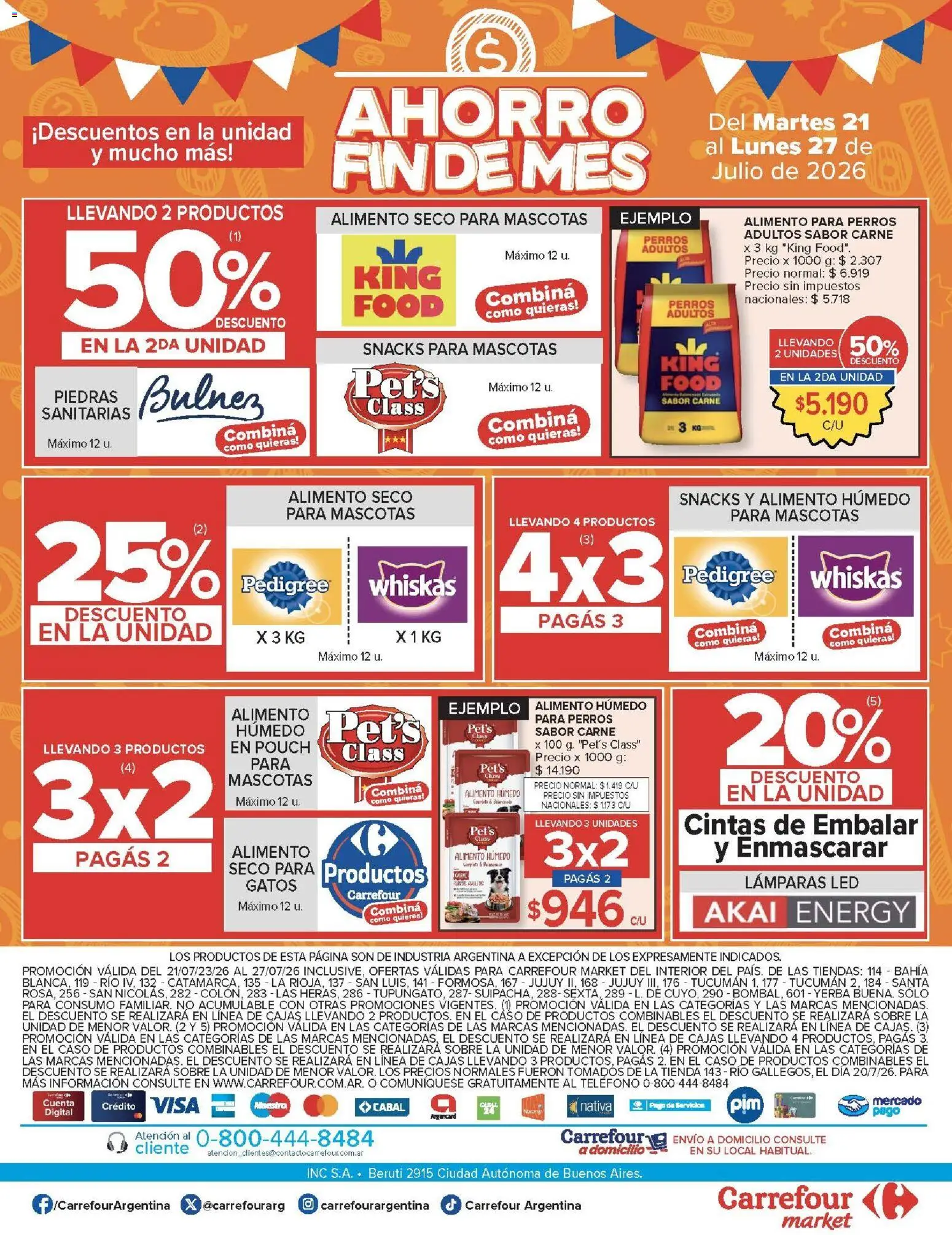Carrefour Market catálogo │ válido desde el 21/07/2026 | Página: 18 | Productos: Teléfono, Sobre, Yerba