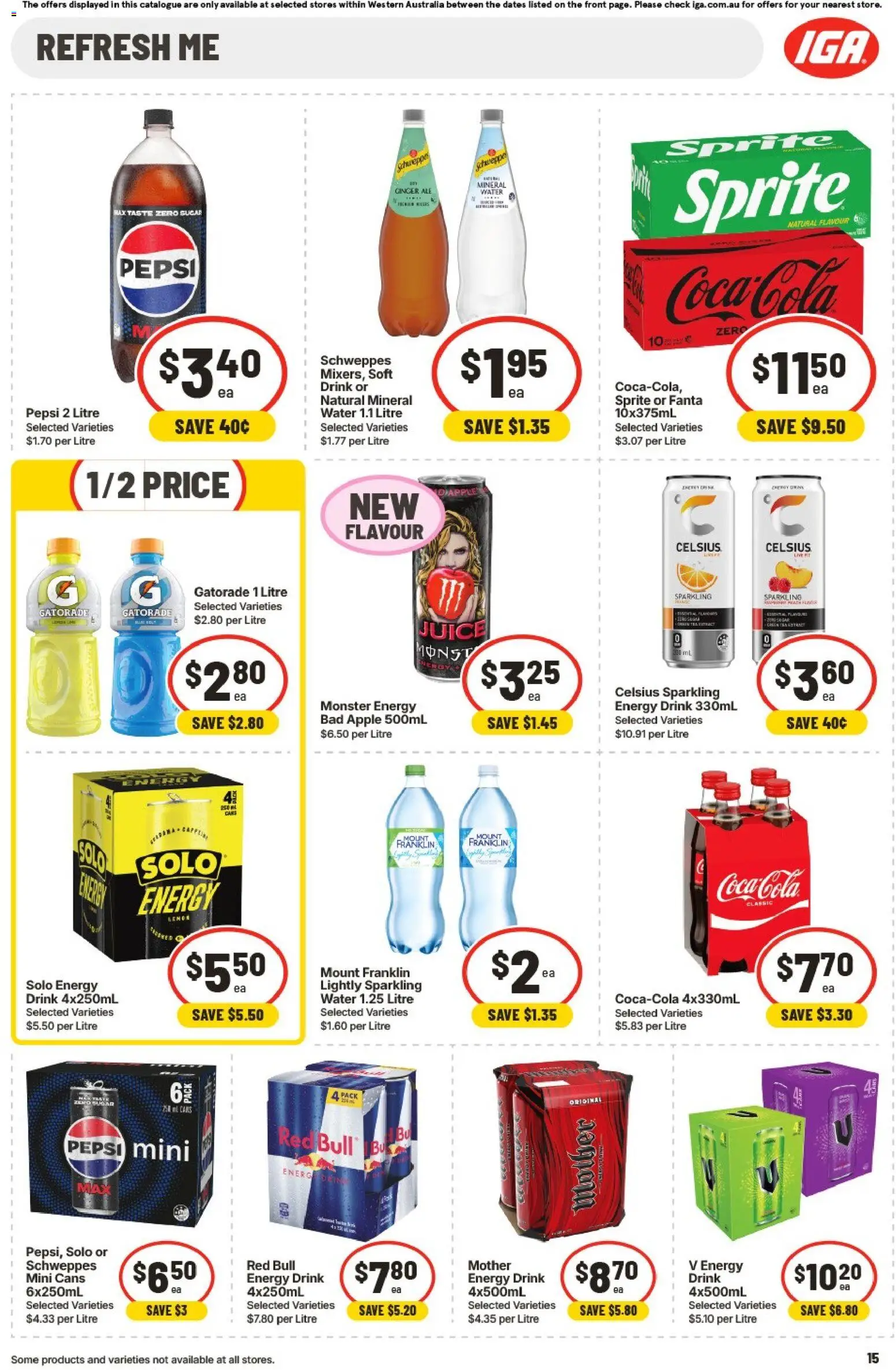 IGA catalogue - valid from 26/08/2026 | Page: 15 | Products: Ginger, Juice, Sugar, Sprite