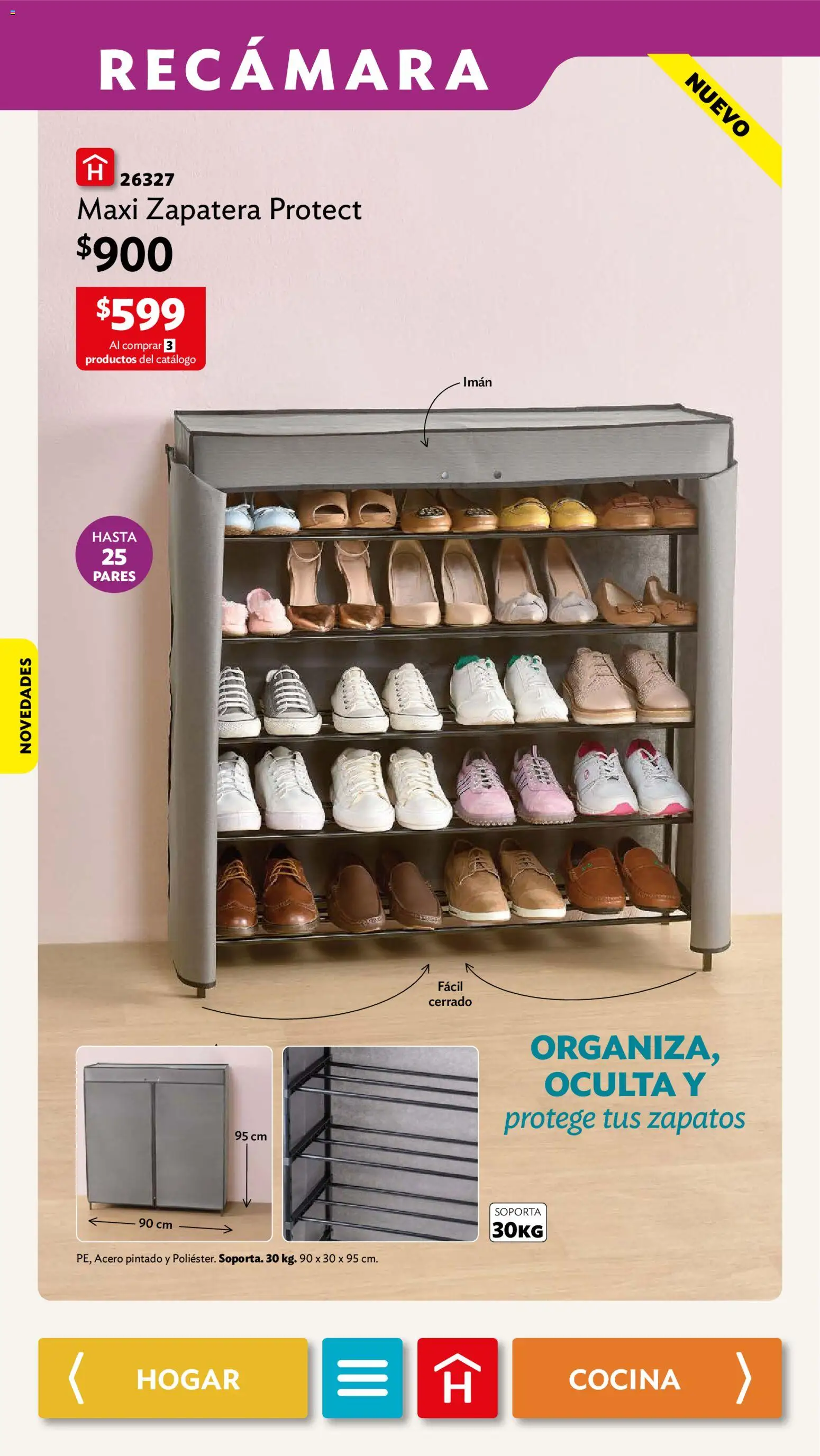 Nuevas ofertas de Betterware válidas en toda la República Mexicana desde el 29/06/2026. ¡Encuentra las mejores ofertas en Betterware campaña 7 2026! | Página: 30 | Productos: Imán, Zapatos, Cocina