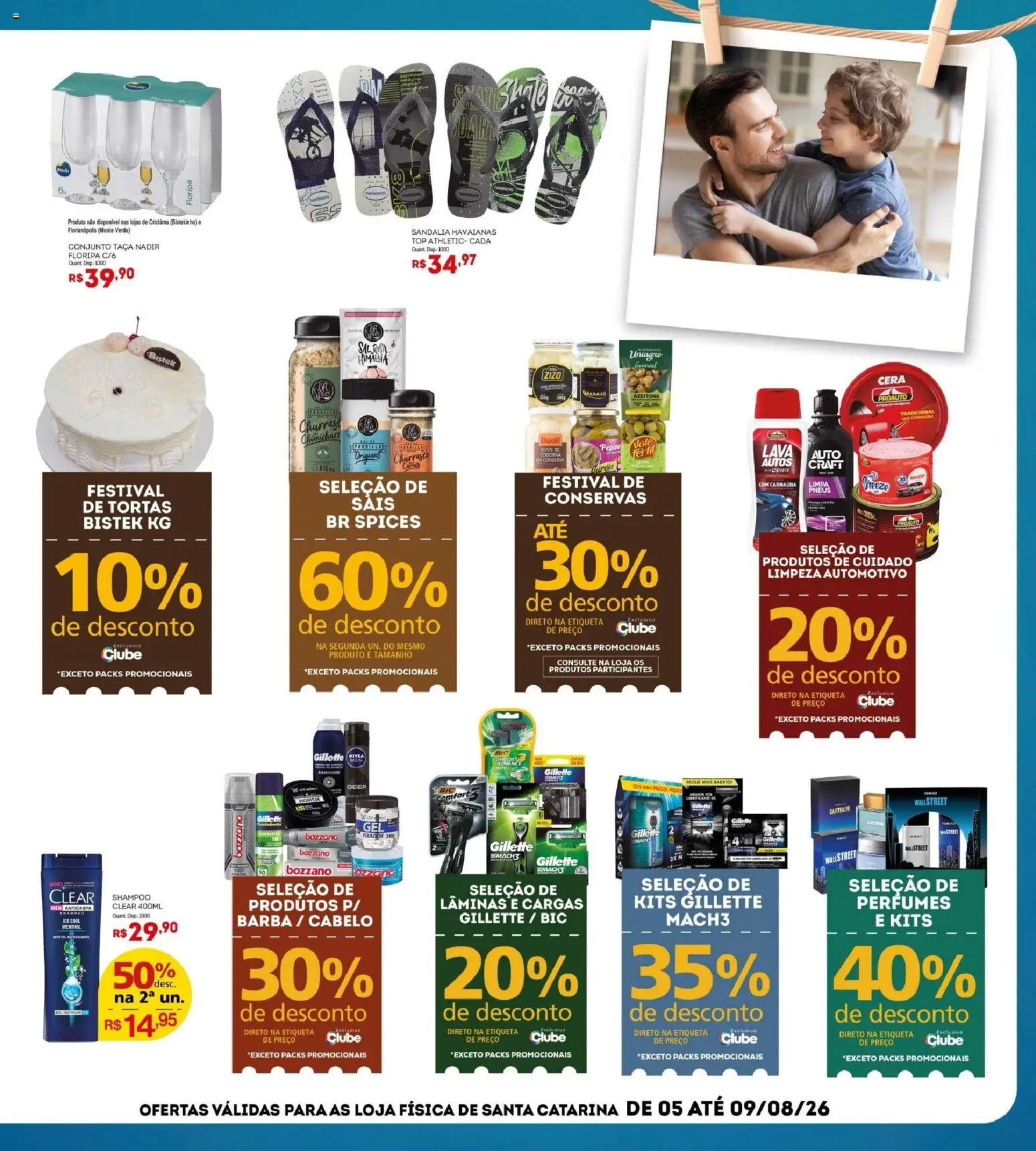 Bistek Supermercados Folheto - válido de 05/08/2026 | Página: 3 | Produtos: Shampoo, Perfumes, Sal, Fixador