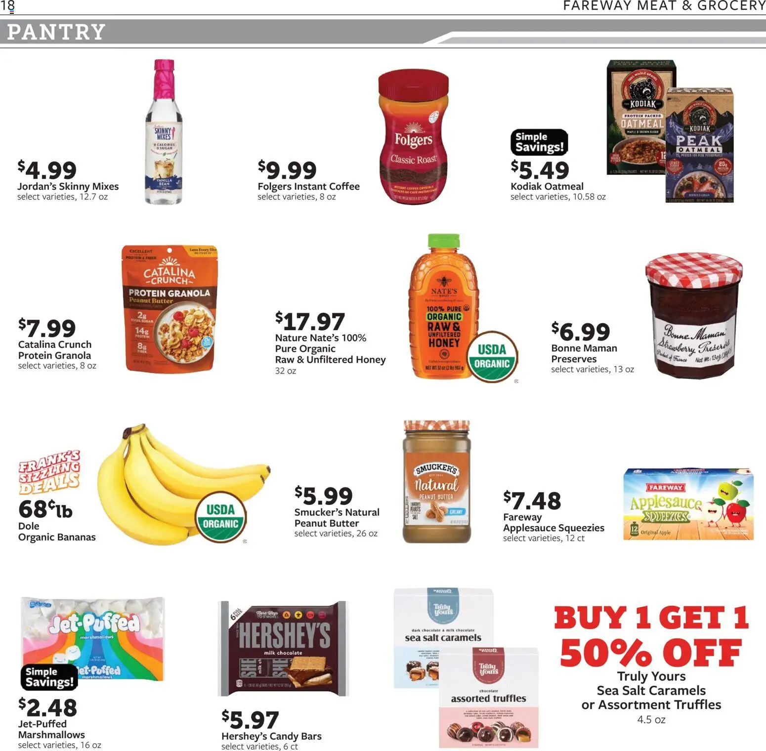 Fareway Weekly Ad - valid from 08/31/2026 | Page: 18 | Products: Butter, Coffee, Preserves, Vanilla