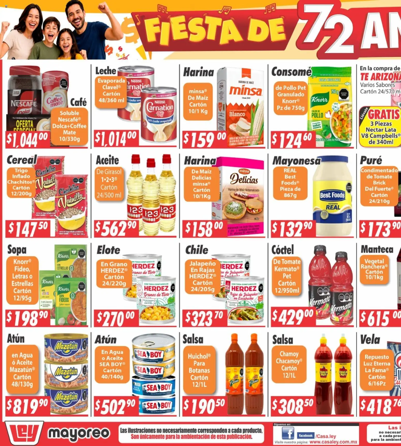 Nuevas ofertas de Casa Ley válidas en toda la República Mexicana desde el 28/09/2026. ¡Encuentra las mejores ofertas en Casa Ley folleto Durango! | Página: 3 | Productos: Harina, Bolsa, Café, Fideos