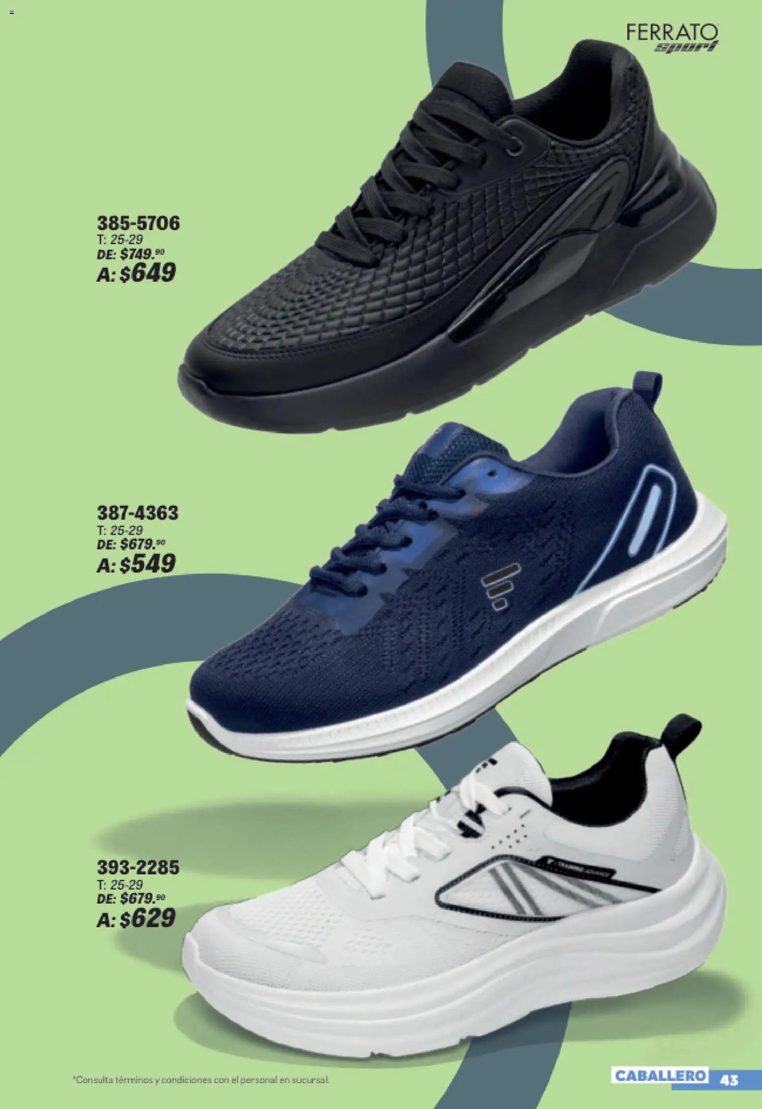 Nuevas ofertas de Andrea válidas en toda la República Mexicana desde el 19/07/2026. ¡Encuentra las mejores ofertas en Andrea catálogo Sports Week! | Página: 43