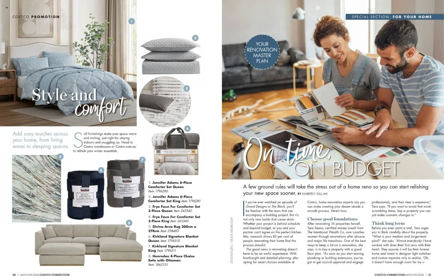 Costco catalogue - valid from 01.05.2026 | Page: 11 | Products: Sofa, Fur, Light, Blanket