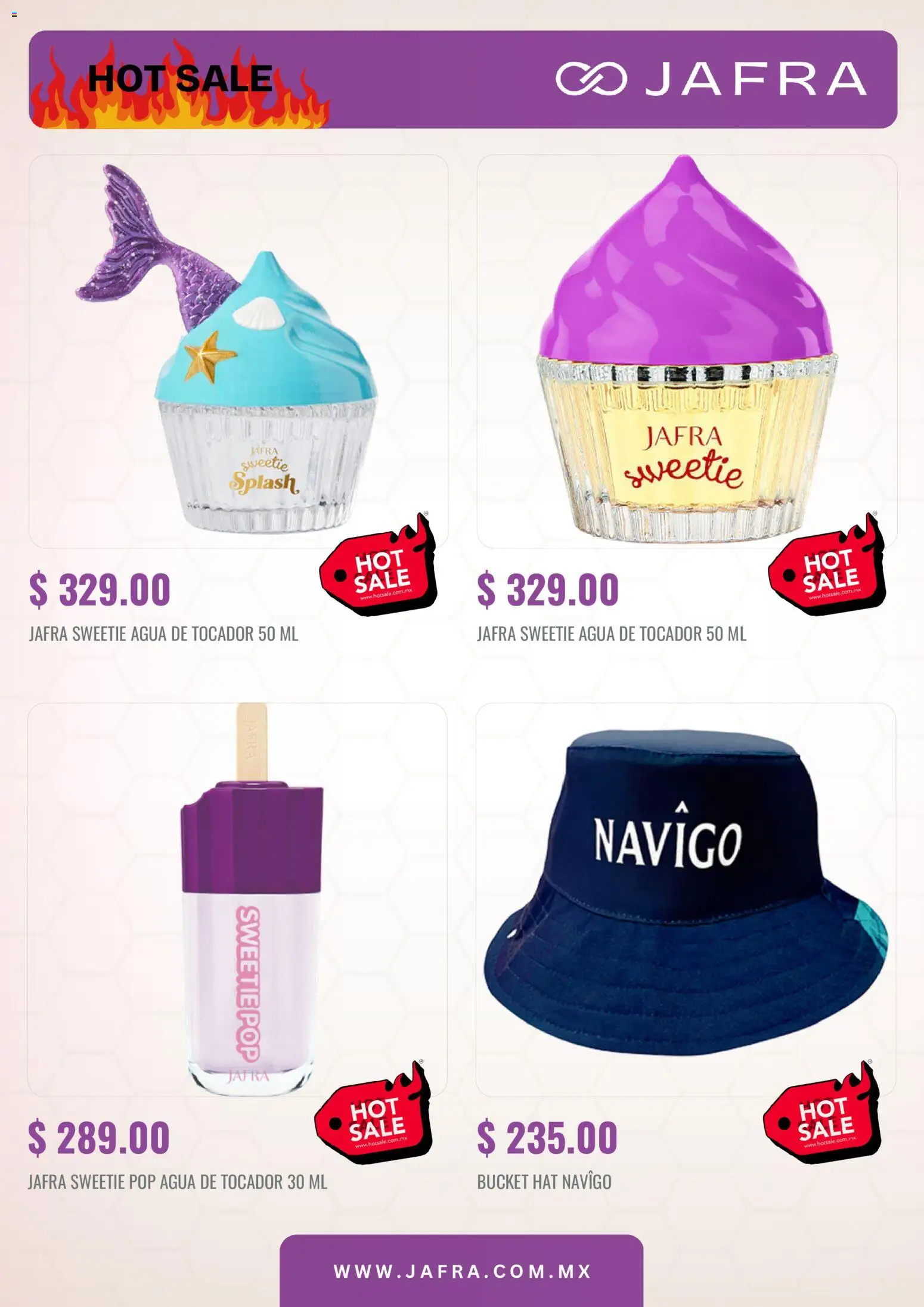Nuevas ofertas de JAFRA válidas en toda la República Mexicana desde el 25.05.2026. ¡Encuentra las mejores ofertas en JAFRA Hot Sale! | Página: 4