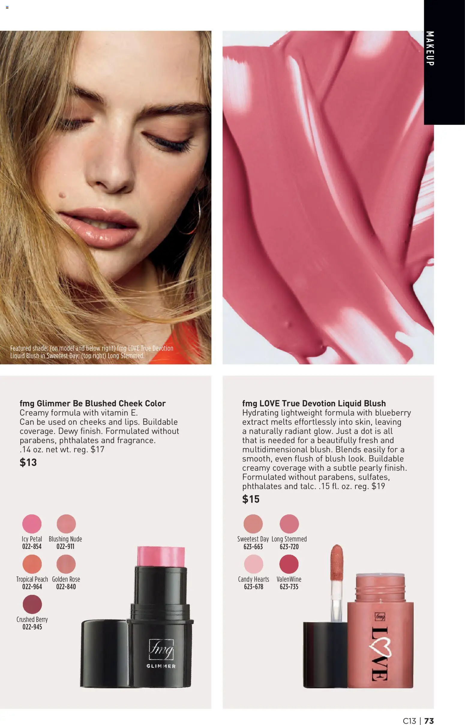 Avon Brochure - valid from 17.06.2026 | Page: 73 | Products: Vitamin, Fragrance, Blush, Peach