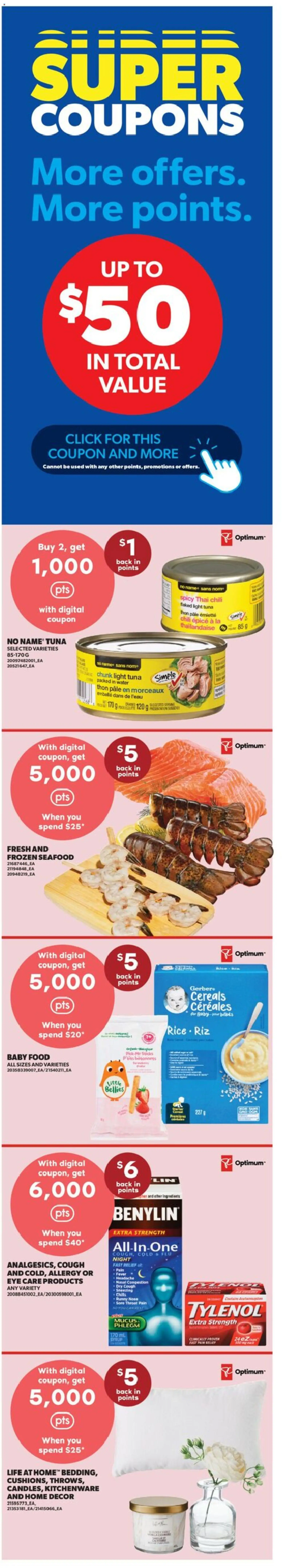 Real Canadian Superstore flyer valid from Aug 20, 2026 | Page: 6 | Products: Cereals, Water, Chili, Ingredients