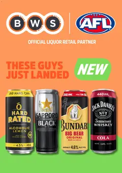Preview of BWS catalogue - valid from 23/09/2026