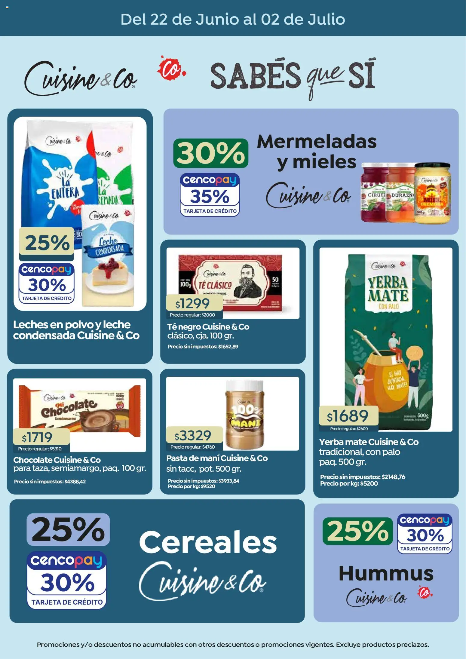 Vea - Folleto nacional Marca Propia Vea │ válido desde el 22/06/2026 | Página: 3 | Productos: Mate, Yerba, Durazno, Mani
