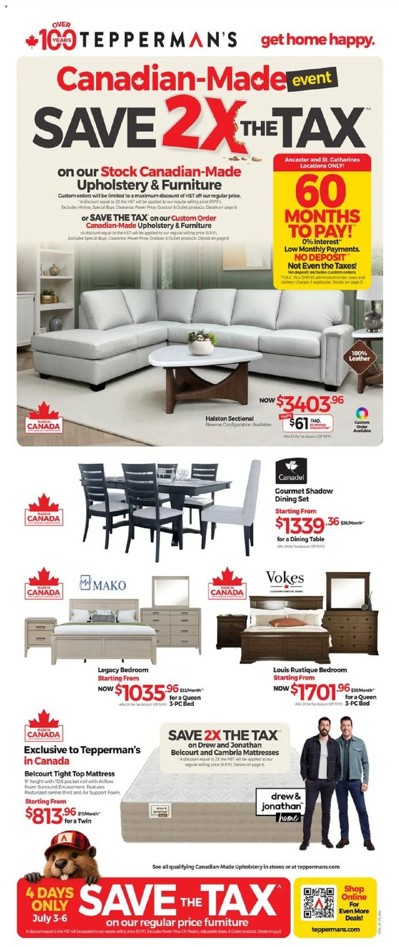 Tepperman's Flyer from Jul 3, 2026 - Unlock Huge Savings | Canada