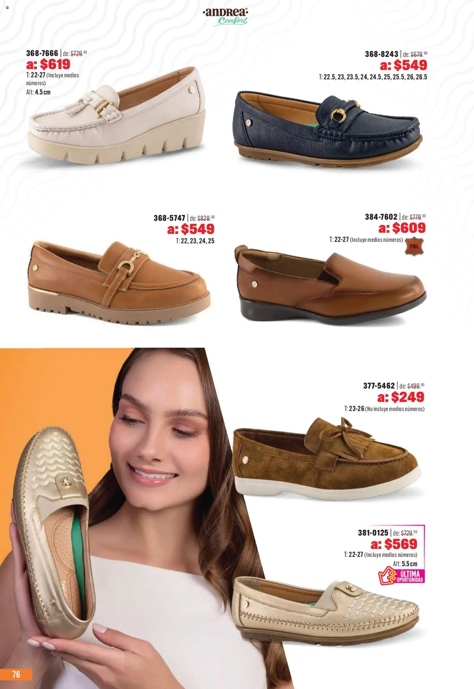 Nuevas ofertas de Andrea válidas en toda la República Mexicana desde el 03.05.2026. ¡Encuentra las mejores ofertas en Andrea catálogo Outlet! | Página: 76