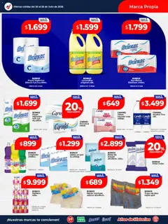 Vista previa Vital - Especial nuestras marcas válido desde el 20/07/2026 | Página: 3 | Productos: Papel higiénico, Rejilla, Jabón, Té