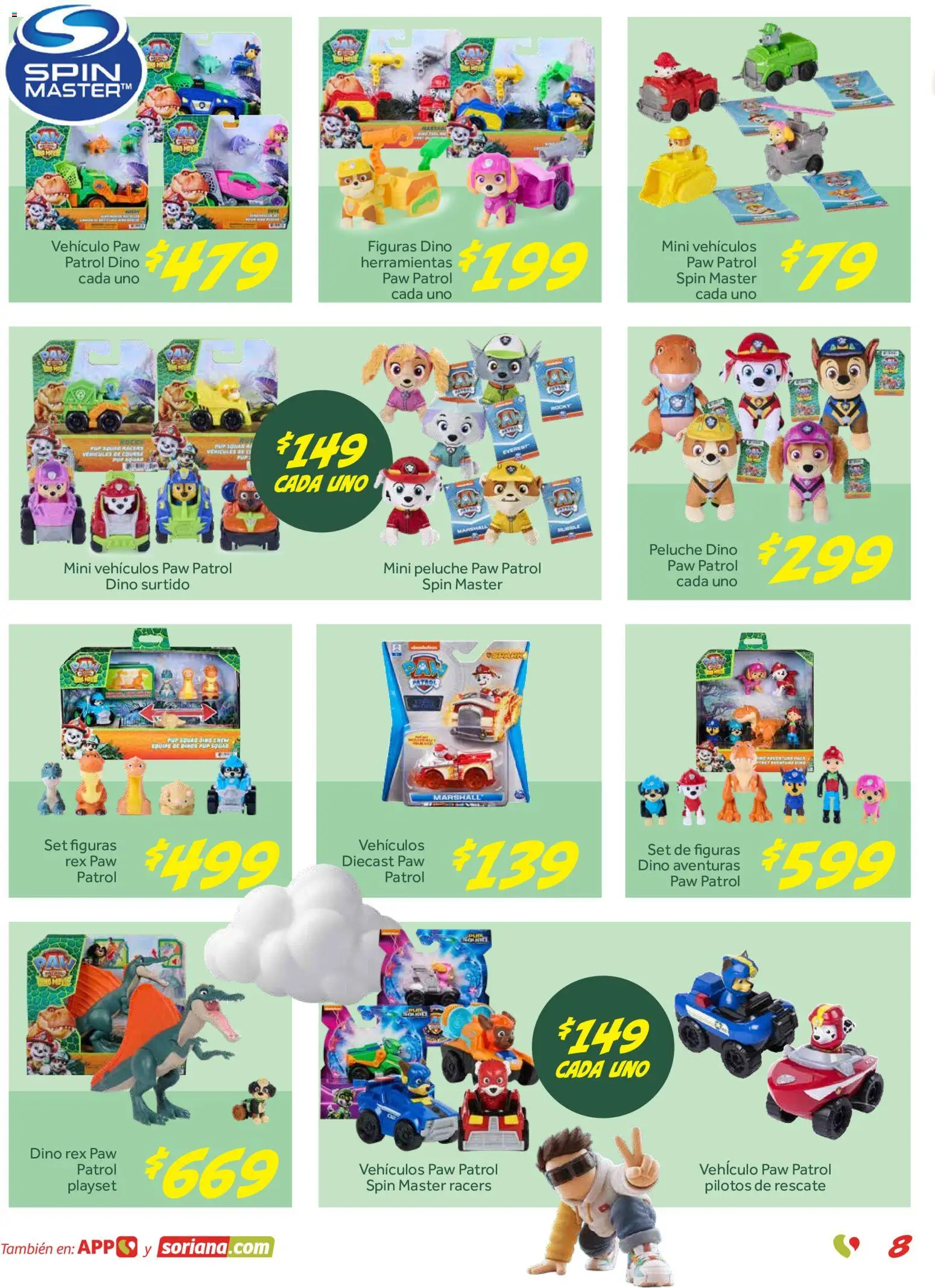 Nuevas ofertas de Soriana válidas en toda la República Mexicana desde el 28/09/2026. ¡Encuentra las mejores ofertas en Soriana Híper - Reino de los Juguetes! | Página: 8 | Productos: Herramientas