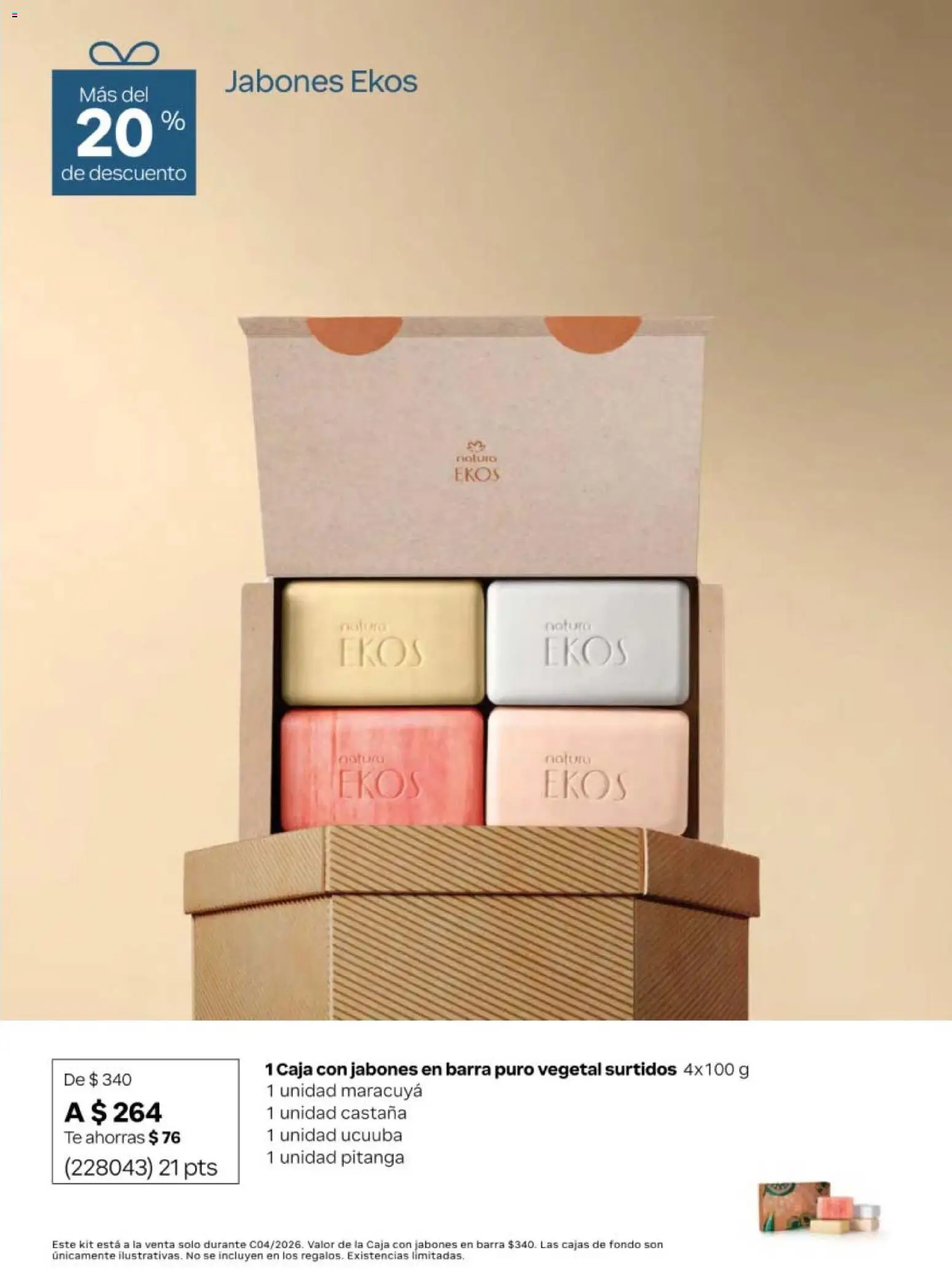 Nuevas ofertas de Natura válidas en toda la República Mexicana desde el 20/02/2026. ¡Encuentra las mejores ofertas en Natura campaña 4 2026! | Página: 13 | Productos: Barra, Té, Caja
