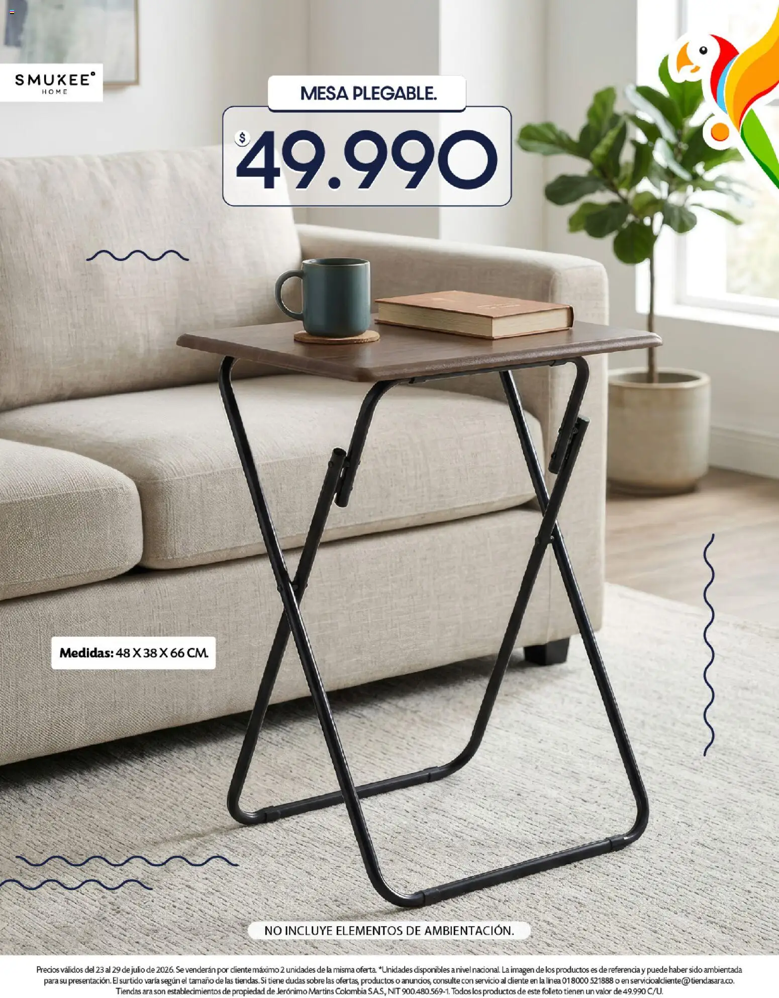 Ara revista - valida desde el 23/07/2026 | Página: 12 | Productos: Sobre, Mesa
