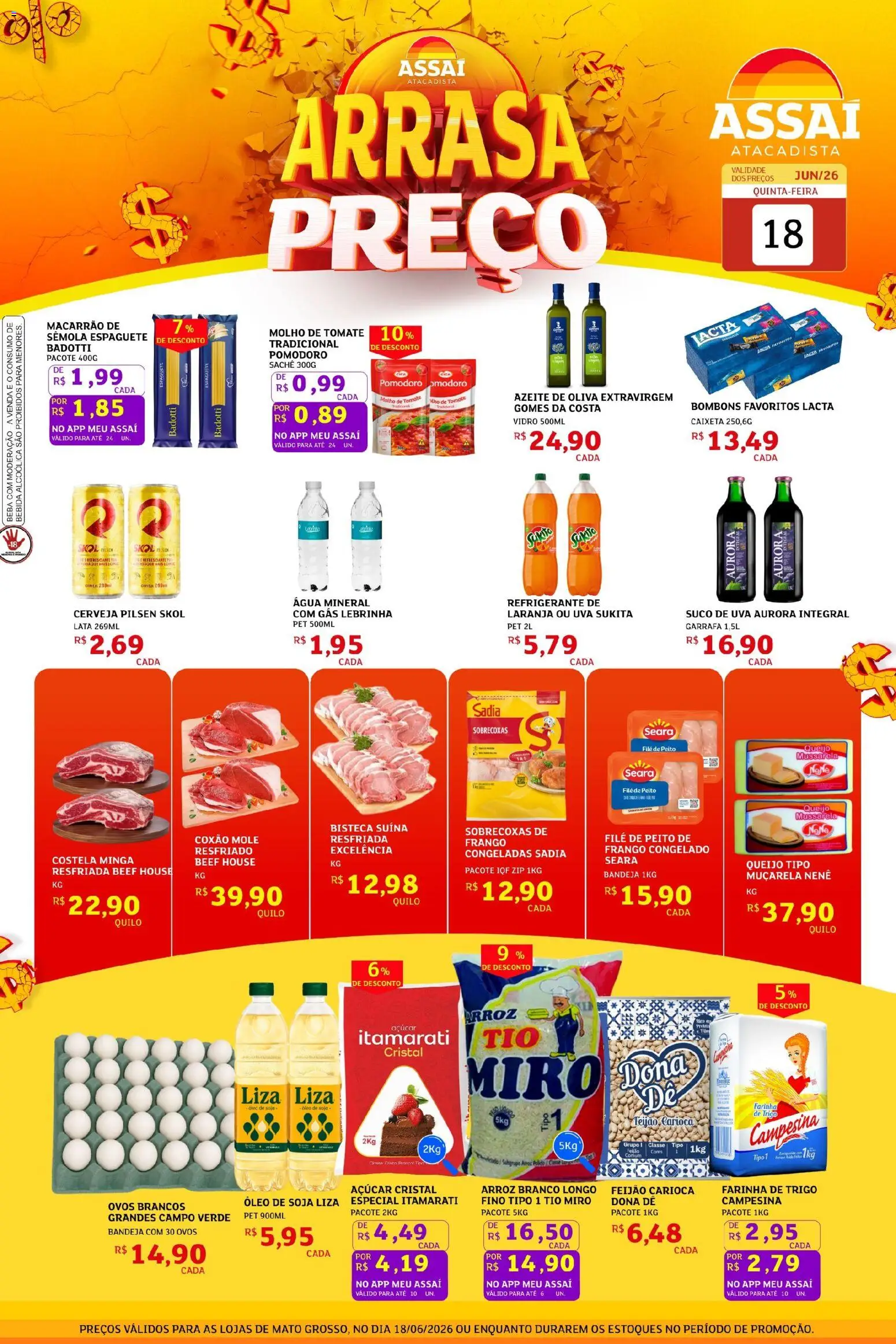 Assaí Atacadista Folheto - válido de 18.06.2026 | Página: 1