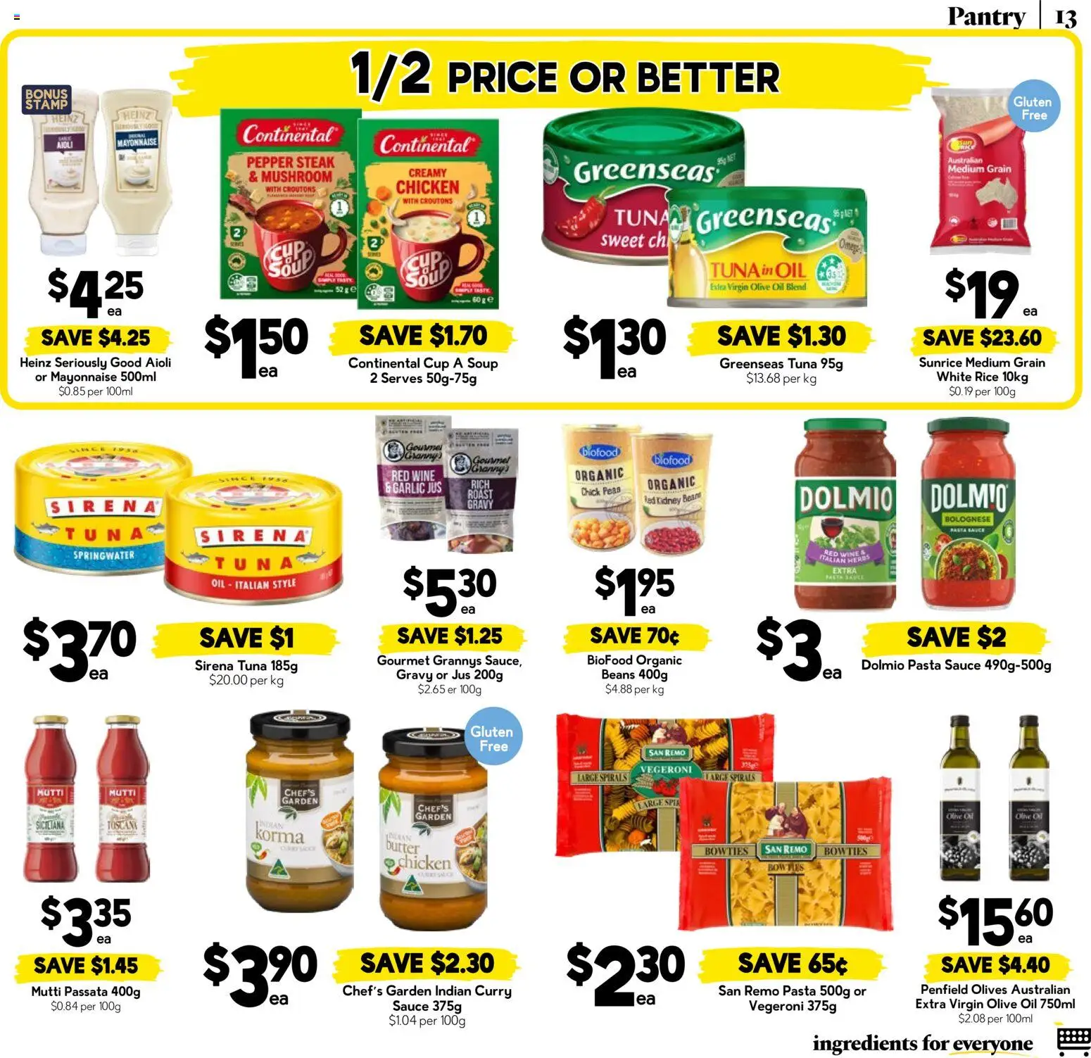 Drakes catalogue - valid from 09/09/2026 | Page: 13 | Products: Olive oil, Tuna, Red wine, Roast