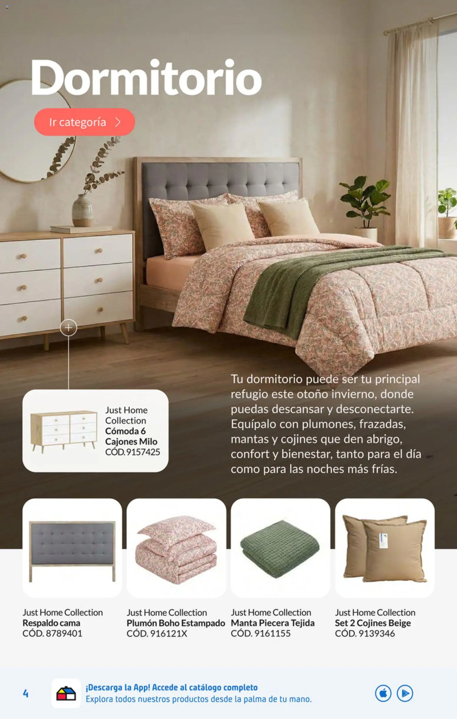 Sodimac Ofertas │ válido desde el 30.06.2026 | Página: 4 | Productos: Cama, Plumón, Manta