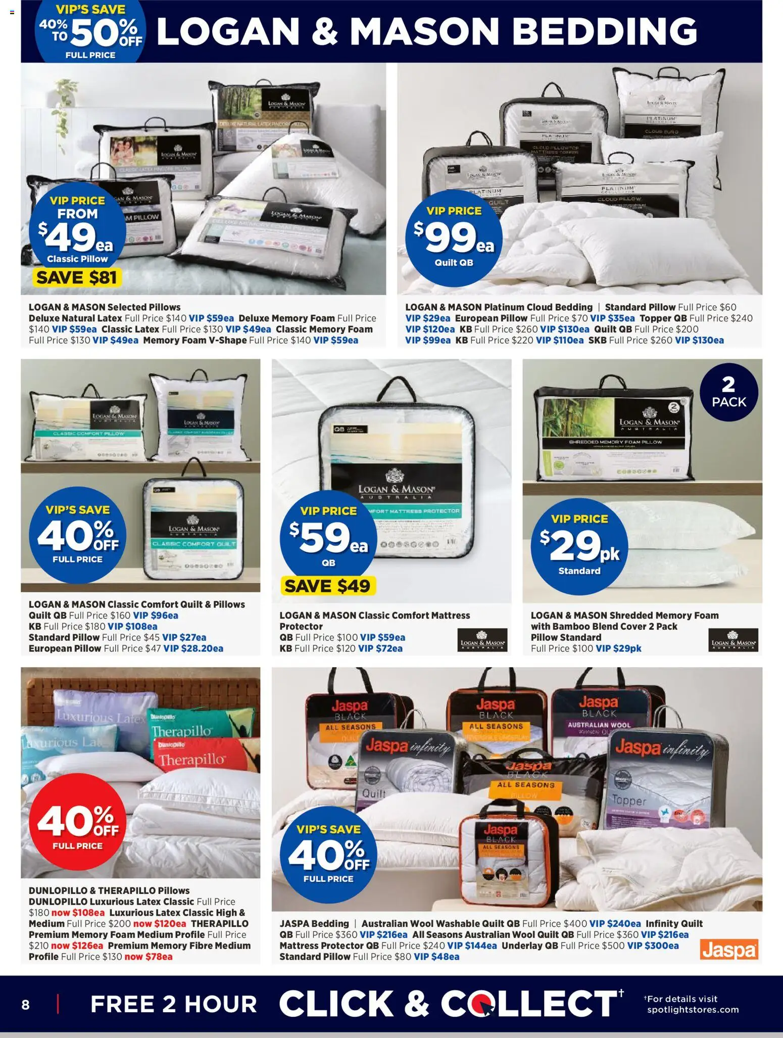Spotlight catalogue - valid from 02/09/2026 | Page: 8 | Products: Foam, Mattress, Pillow