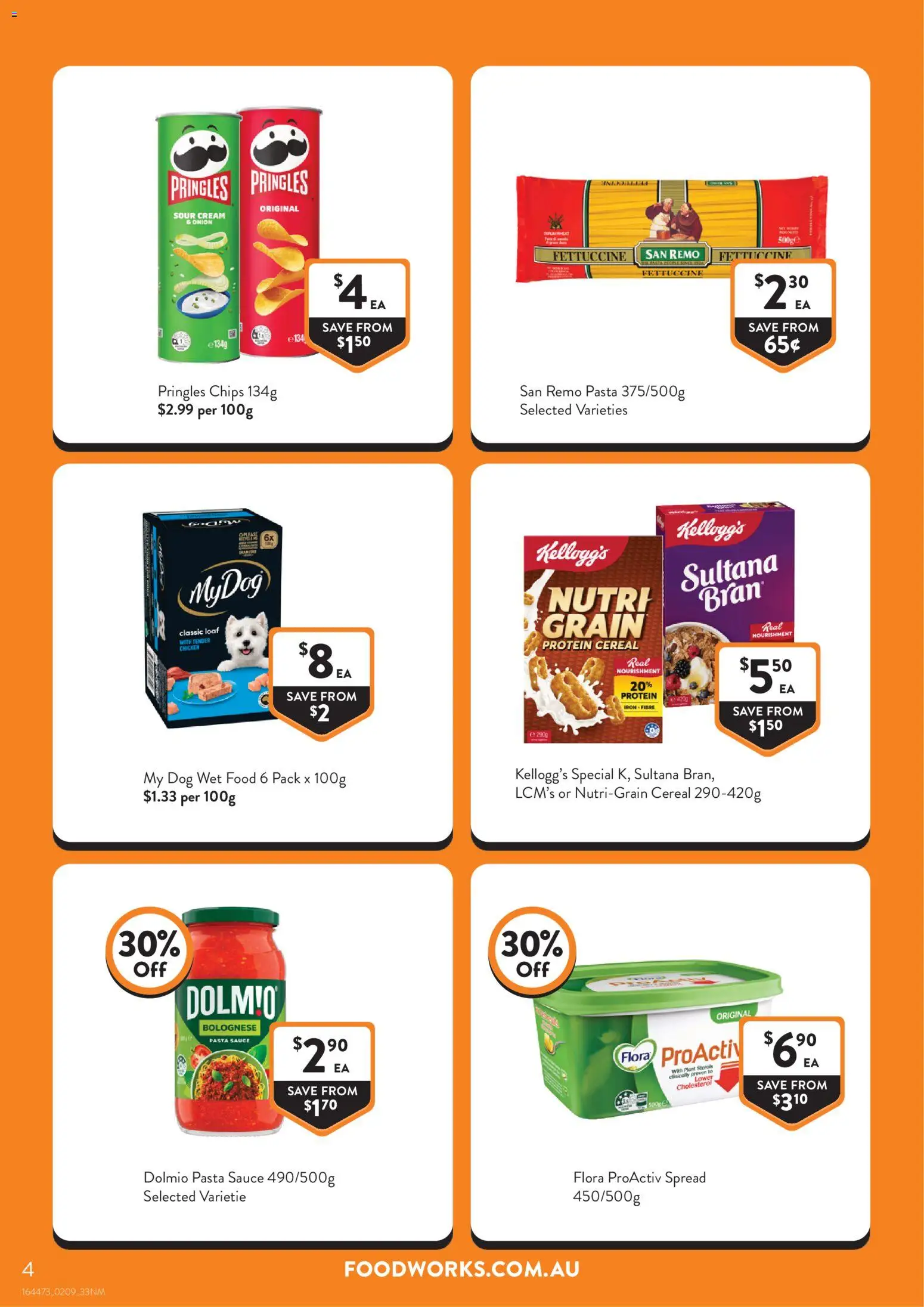 Foodworks catalogue - valid from 02/09/2026 | Page: 4 | Products: Protein, Cereal, Chips, Spread