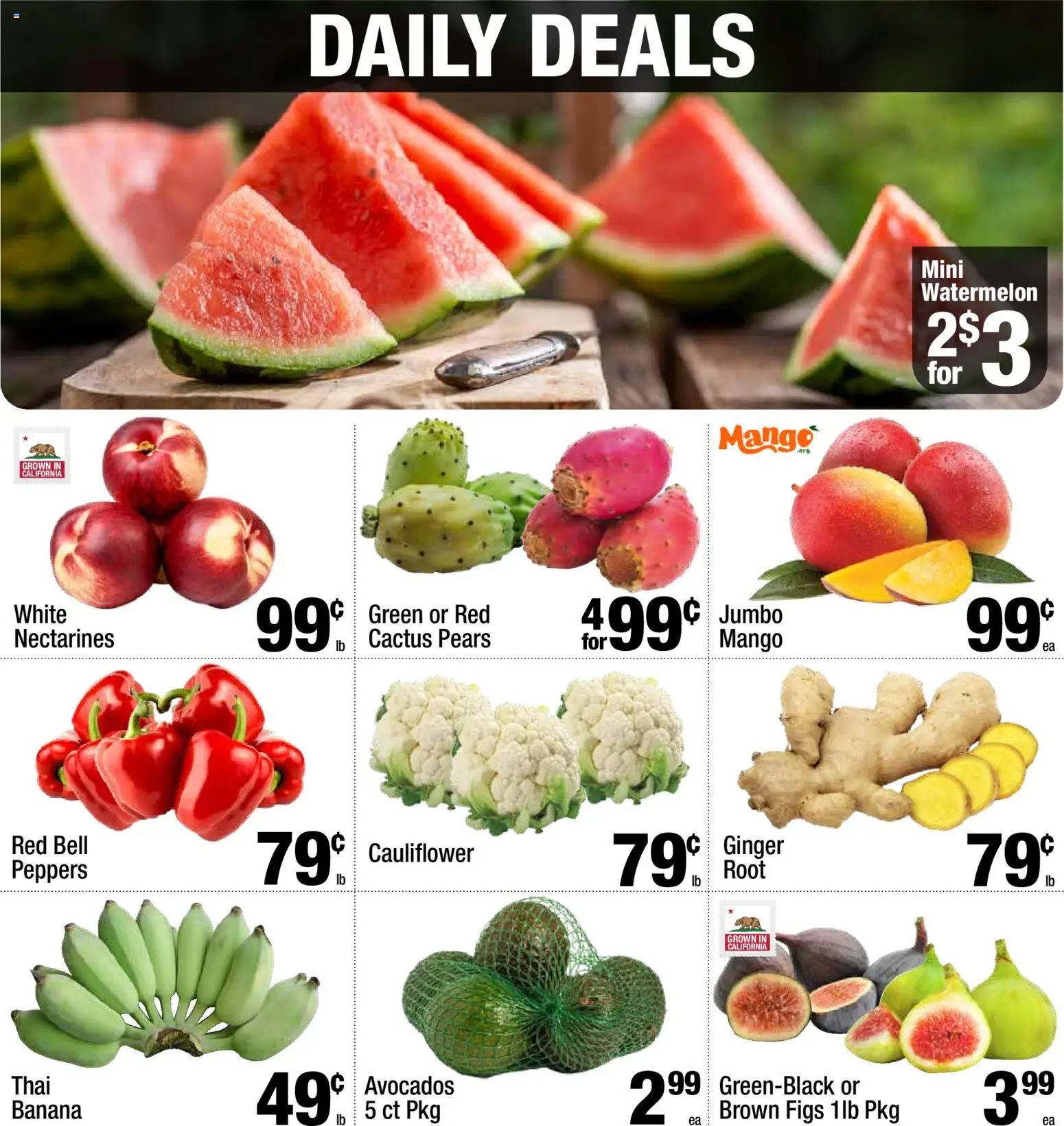 Super King Ad - valid from 07/28/2026 | Page: 1 | Products: Peppers, Ginger, Watermelon, Cauliflower
