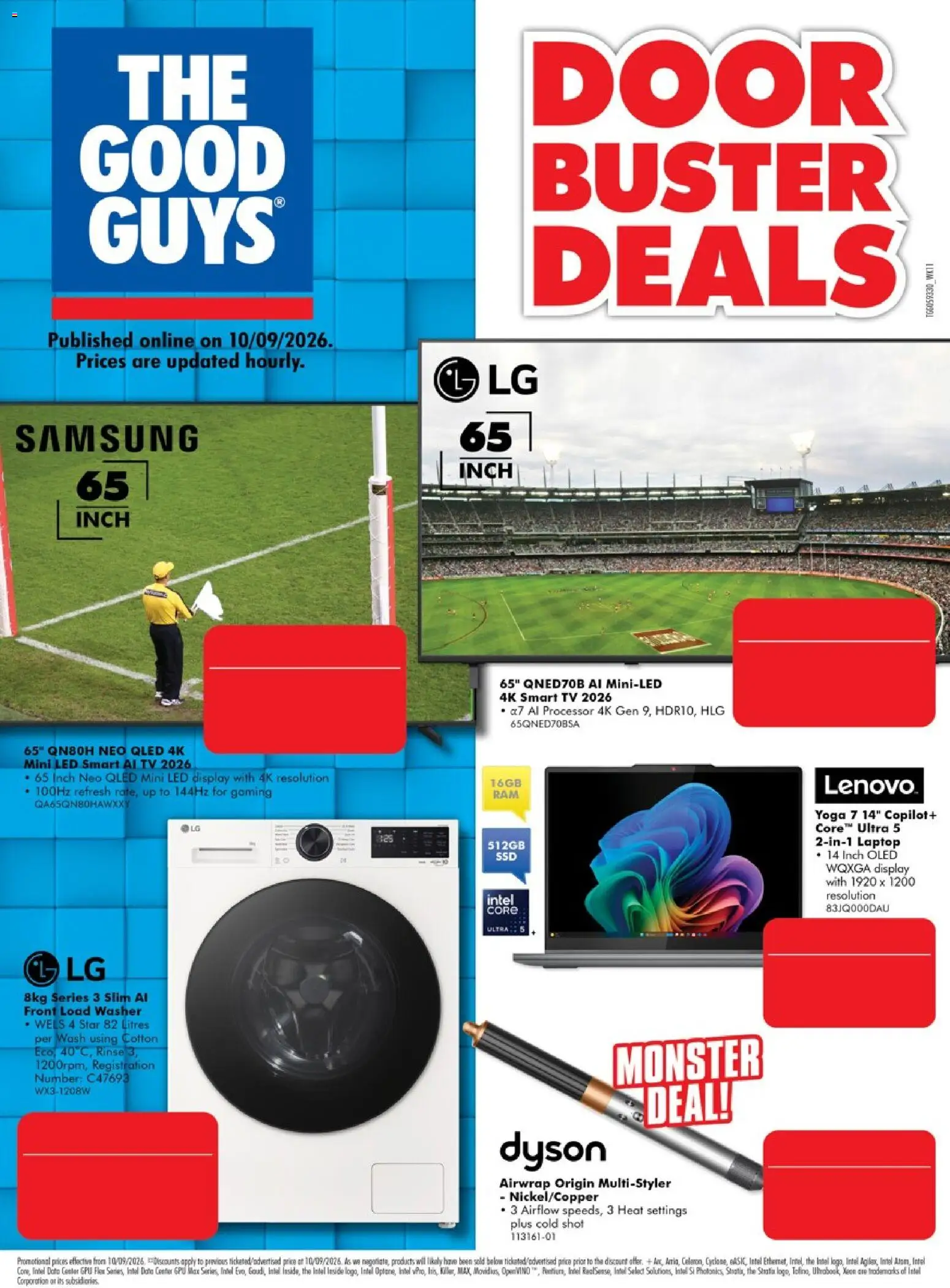 The Good Guys catalogue - valid from 10/09/2026 | Page: 24 | Products: Door, Tv, Laptop, Smart tv