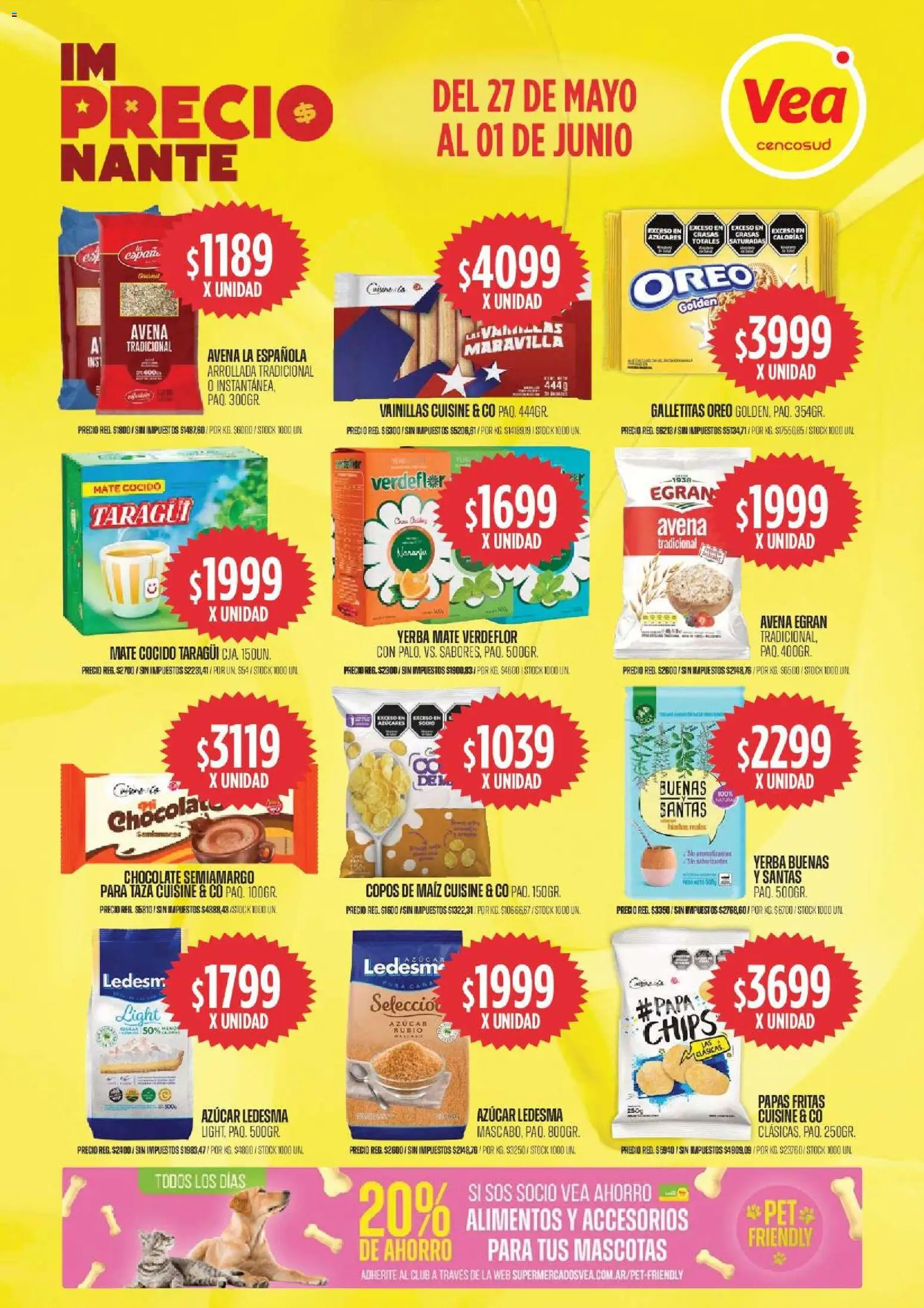 Vea ofertas │ válido desde el 27.05.2026 | Página: 3 | Productos: Mate, Galletitas, Papa, Azucar
