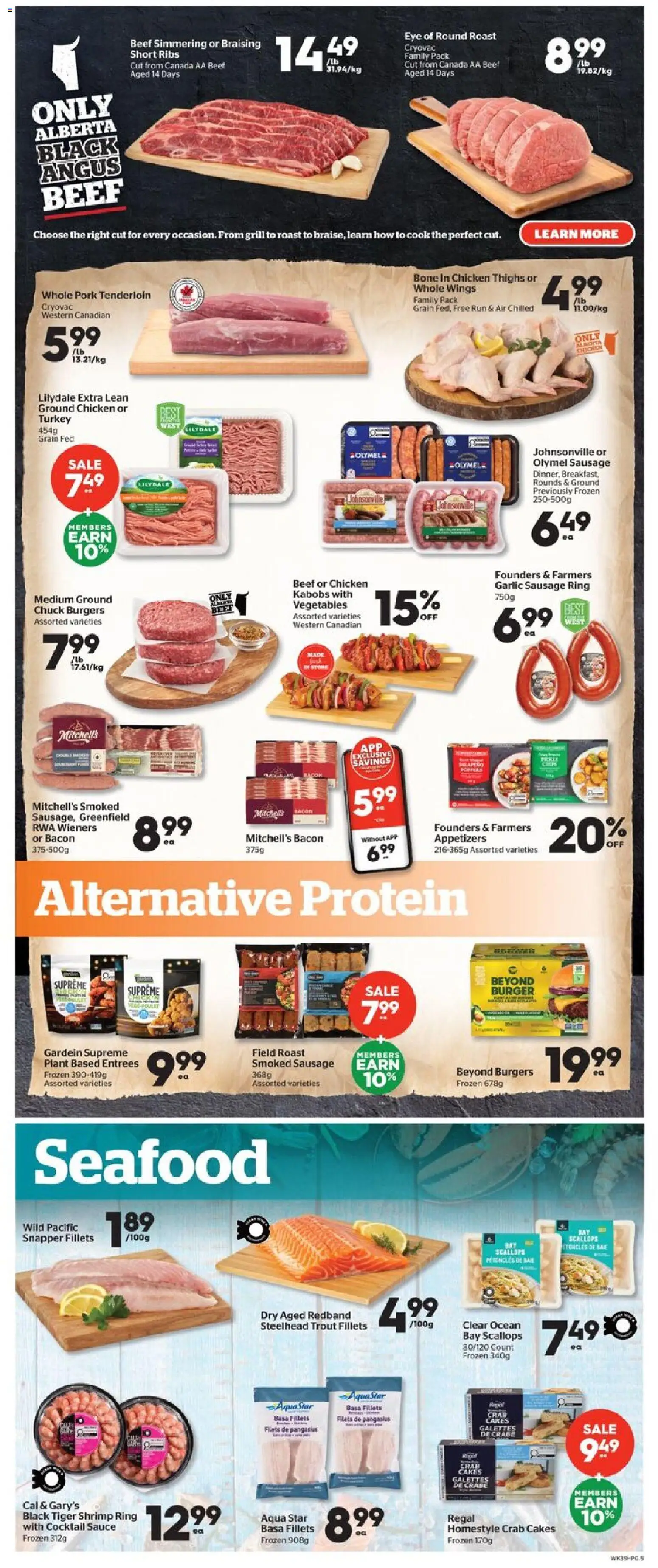 Calgary Co-op flyer valid from Jul 30, 2026 | Page: 5 | Products: Turkey, Grill, Chicken, Pork