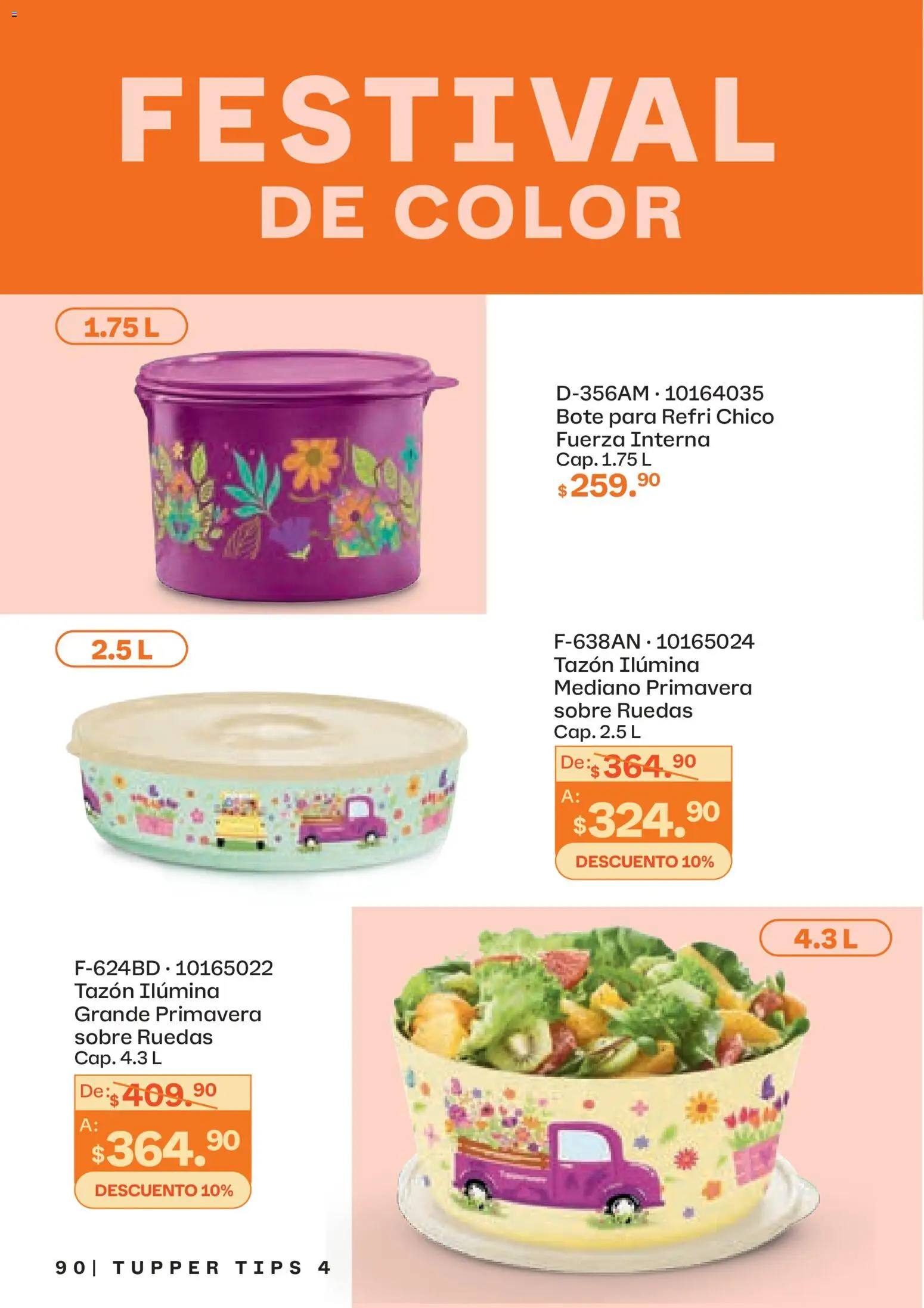 Nuevas ofertas de Tupperware válidas en toda la República Mexicana desde el 23.03.2026. ¡Encuentra las mejores ofertas en Tupperware catálogo! | Página: 90 | Productos: Tupper, Sobre