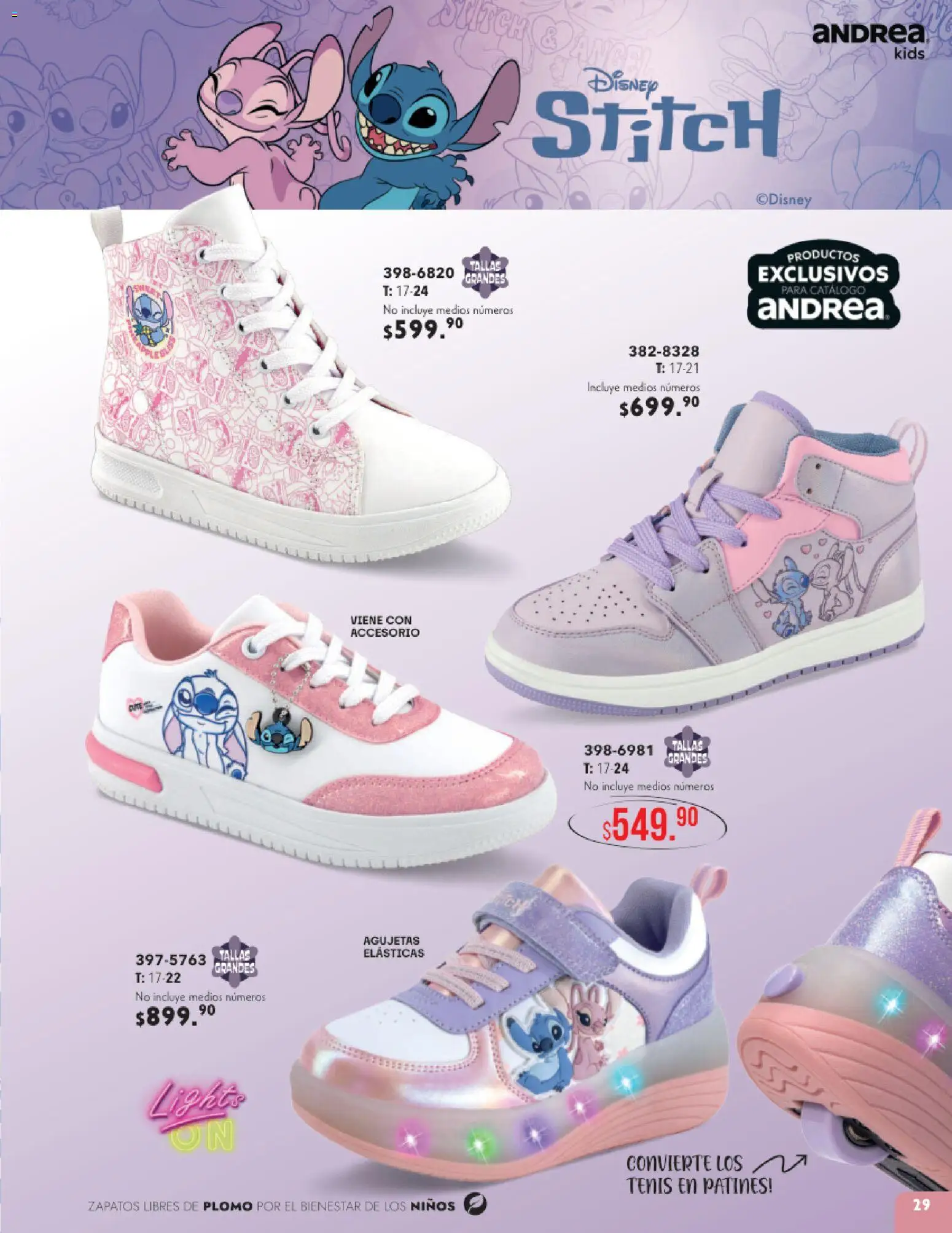 Nuevas ofertas de Andrea válidas en toda la República Mexicana desde el 23/08/2026. ¡Encuentra las mejores ofertas en Andrea catálogo Infantil! | Página: 29