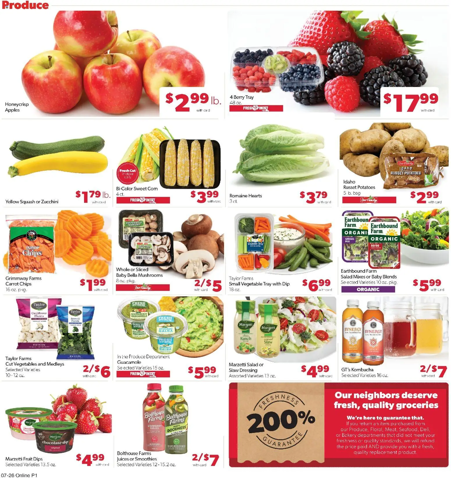 Family Fare Weekly Ad - ND - valid from 07/26/2026 | Page: 5 | Products: Bakery, Salad, Cauliflower, Bag