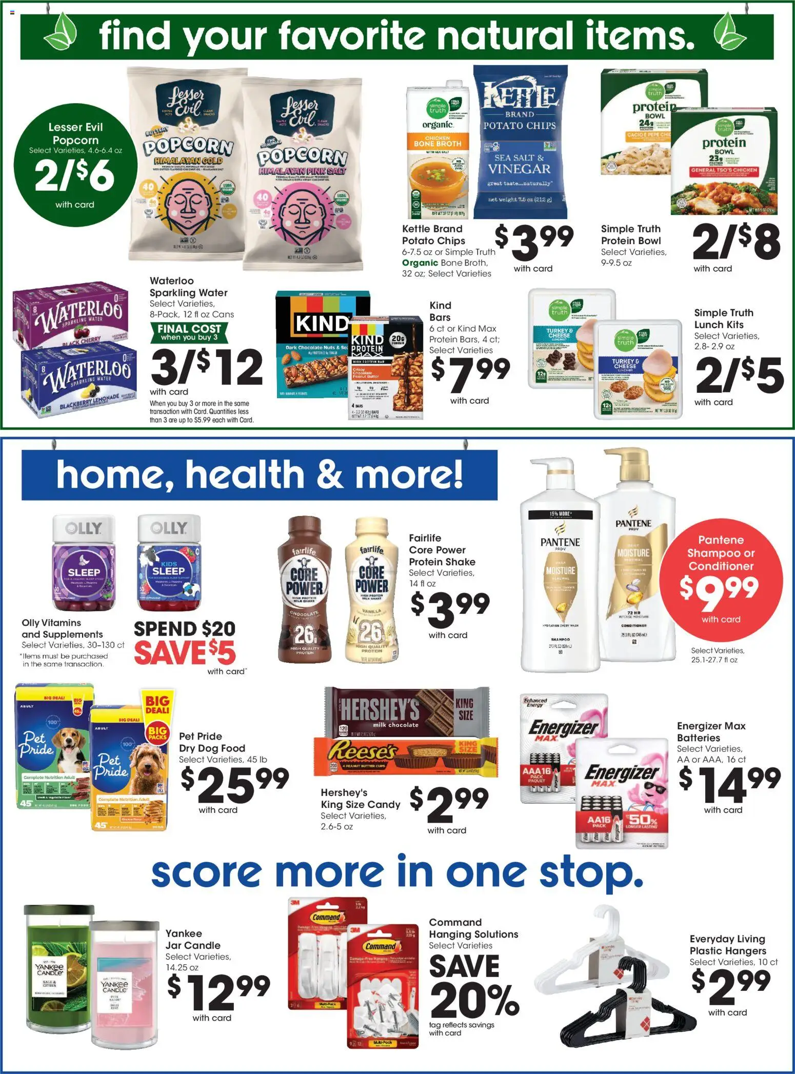 King Soopers Weekly Ad - valid from 09/09/2026 | Page: 9 | Products: Potato chips, Nuts, Water, Weight