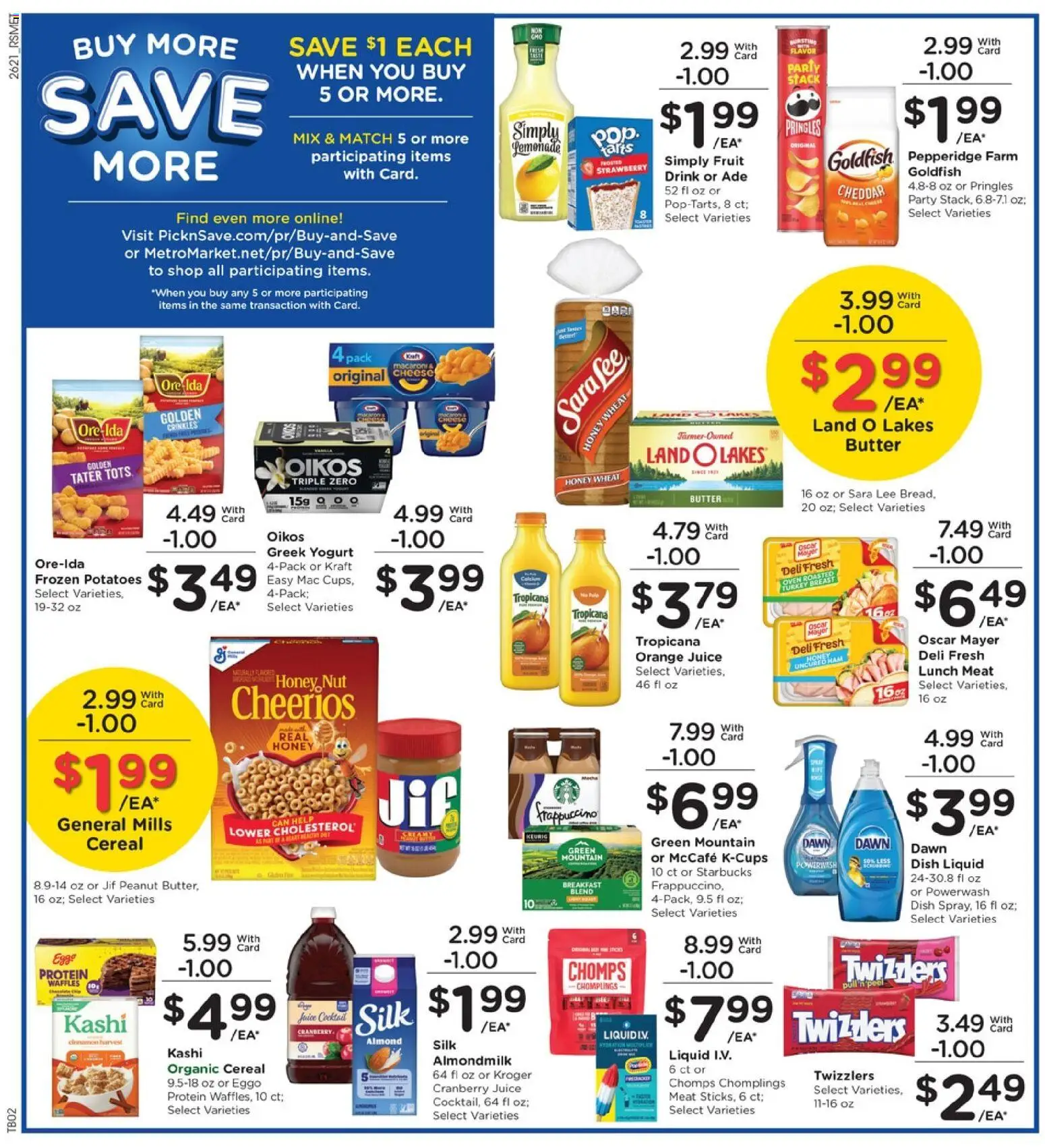 Pick ‘n Save Weekly Ad - valid from 06/24/2026 | Page: 7 | Products: Butter, Juice, Potatoes, Oven