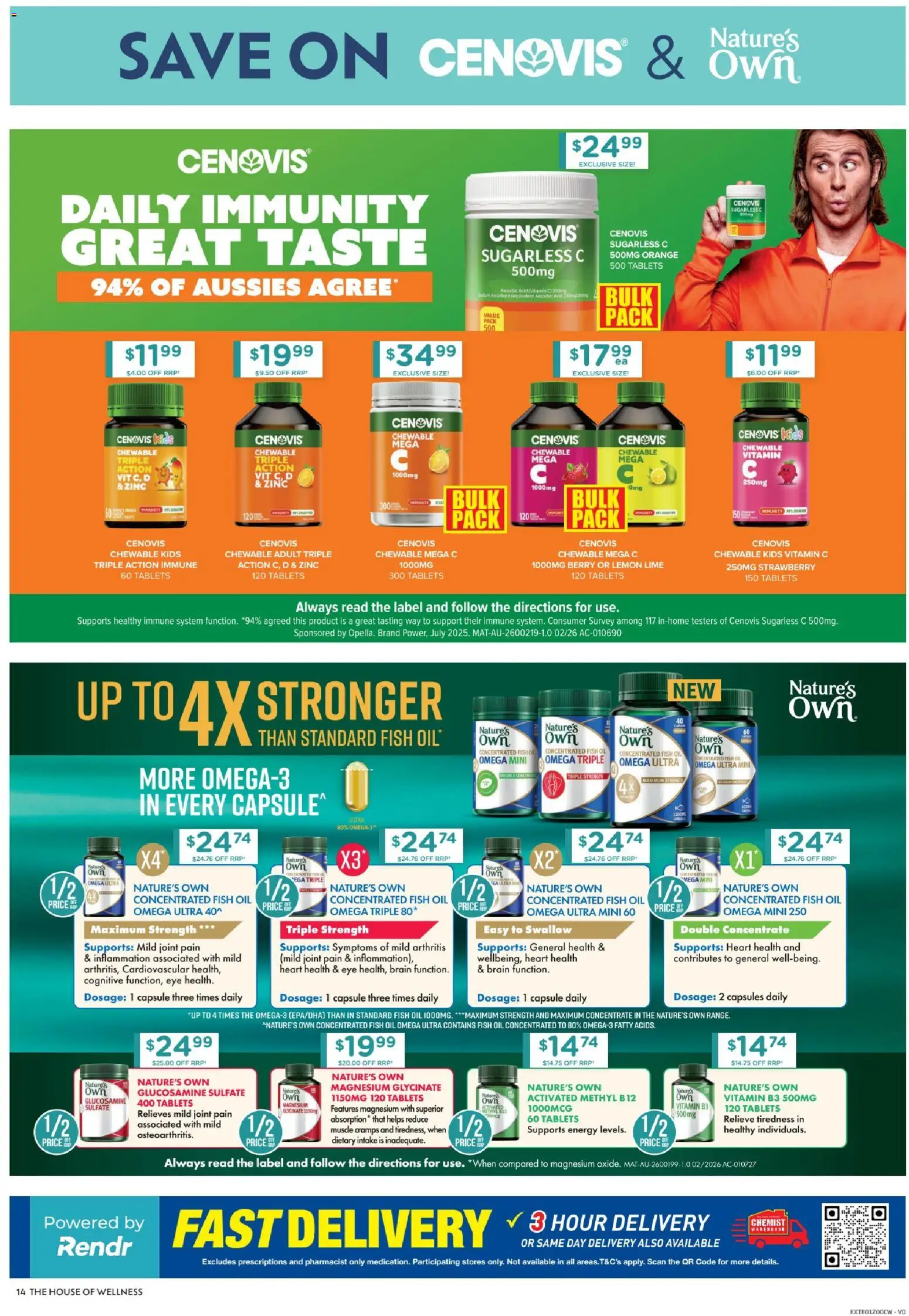 Chemist Warehouse catalogue - valid from 11.06.2026 | Page: 14 | Products: Fish, Tea, Vitamin, Zinc