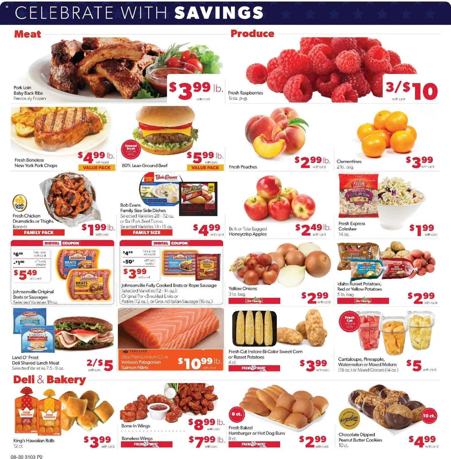 Family Fare Weekly Ad - ND - valid from 08/30/2026 | Page: 2 | Products: Dishes, Corn, Peaches, Cookies