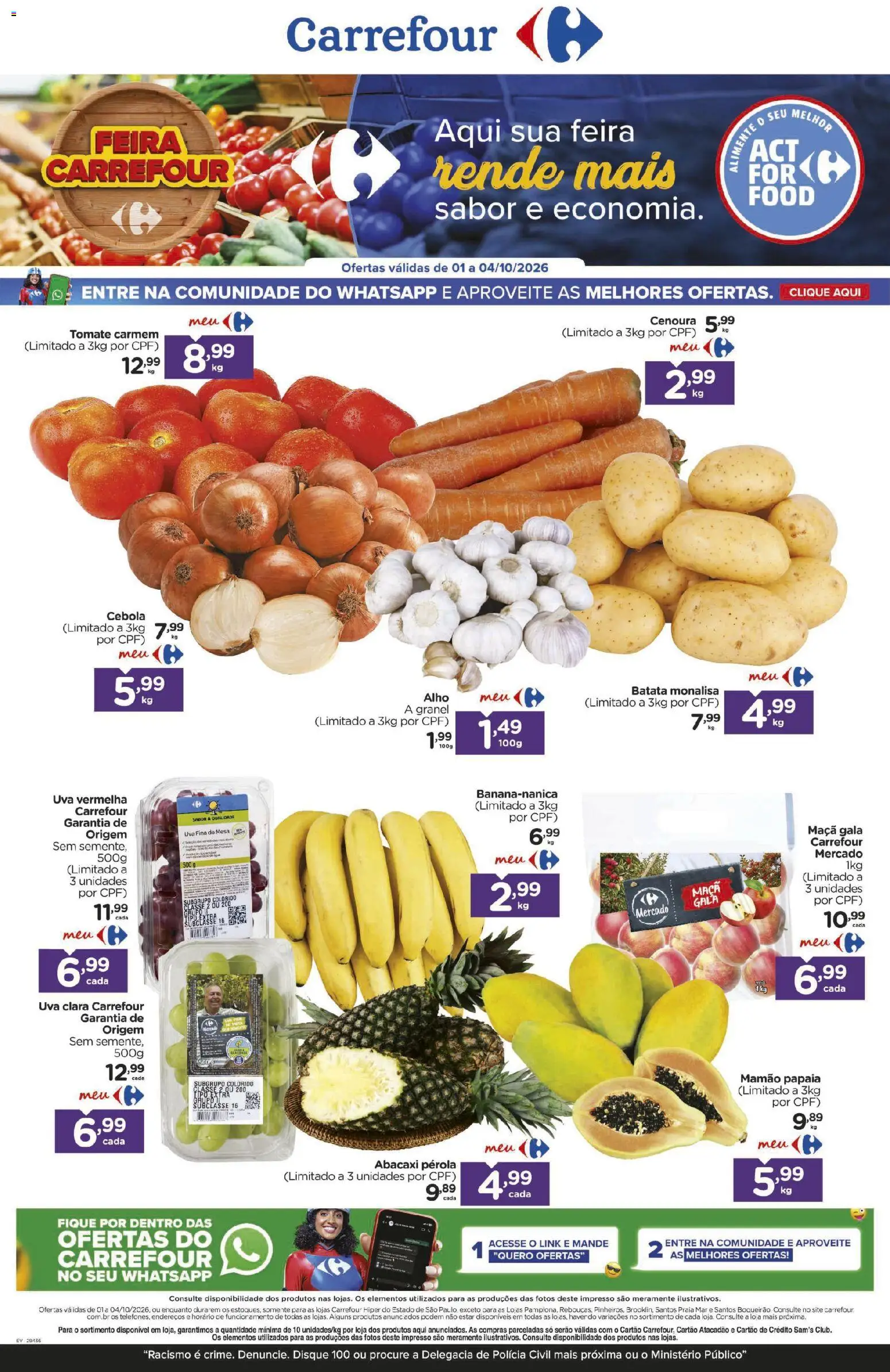Carrefour Folheto - válido de 01/10/2026 | Página: 1