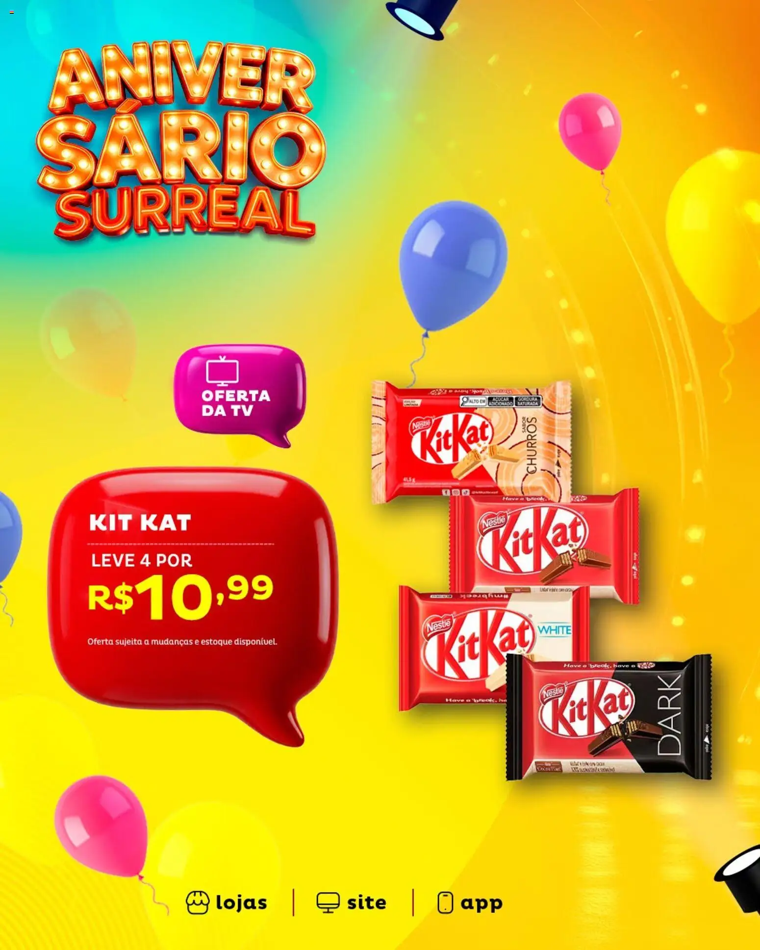 Casa e Video Folheto - válido de 07/09/2026 | Página: 1 | Produtos: Tv, Kit Kat, Açúcar