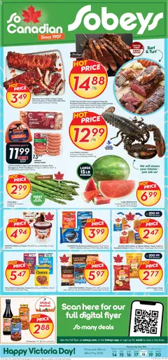 Preview of Sobeys weekly flyer / circulaire from shop Sobeys valid from 14.05.2026
